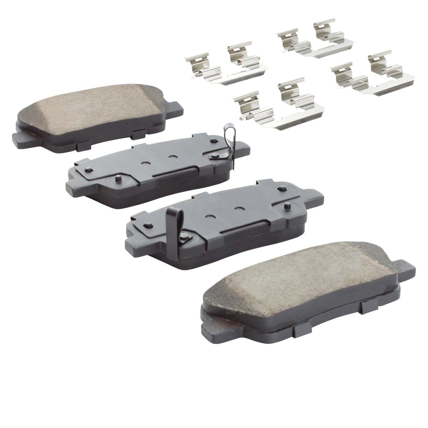 Angle View of Rear Disc Brake Pad Set MPA 1001-1284C