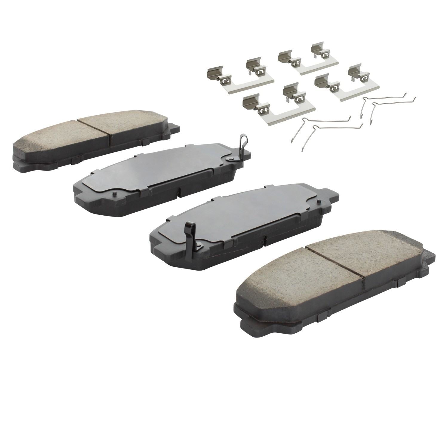 Angle View of Front Disc Brake Pad Set MPA 1001-1286C