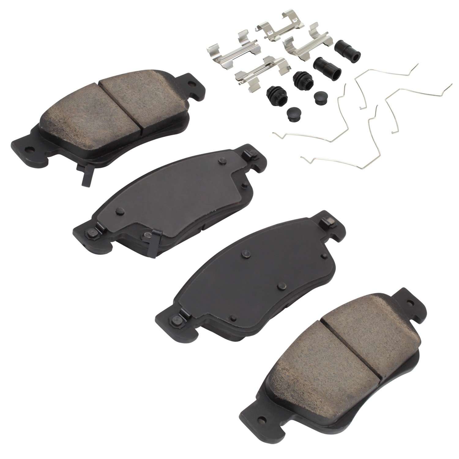 Angle View of Front Disc Brake Pad Set MPA 1001-1287C