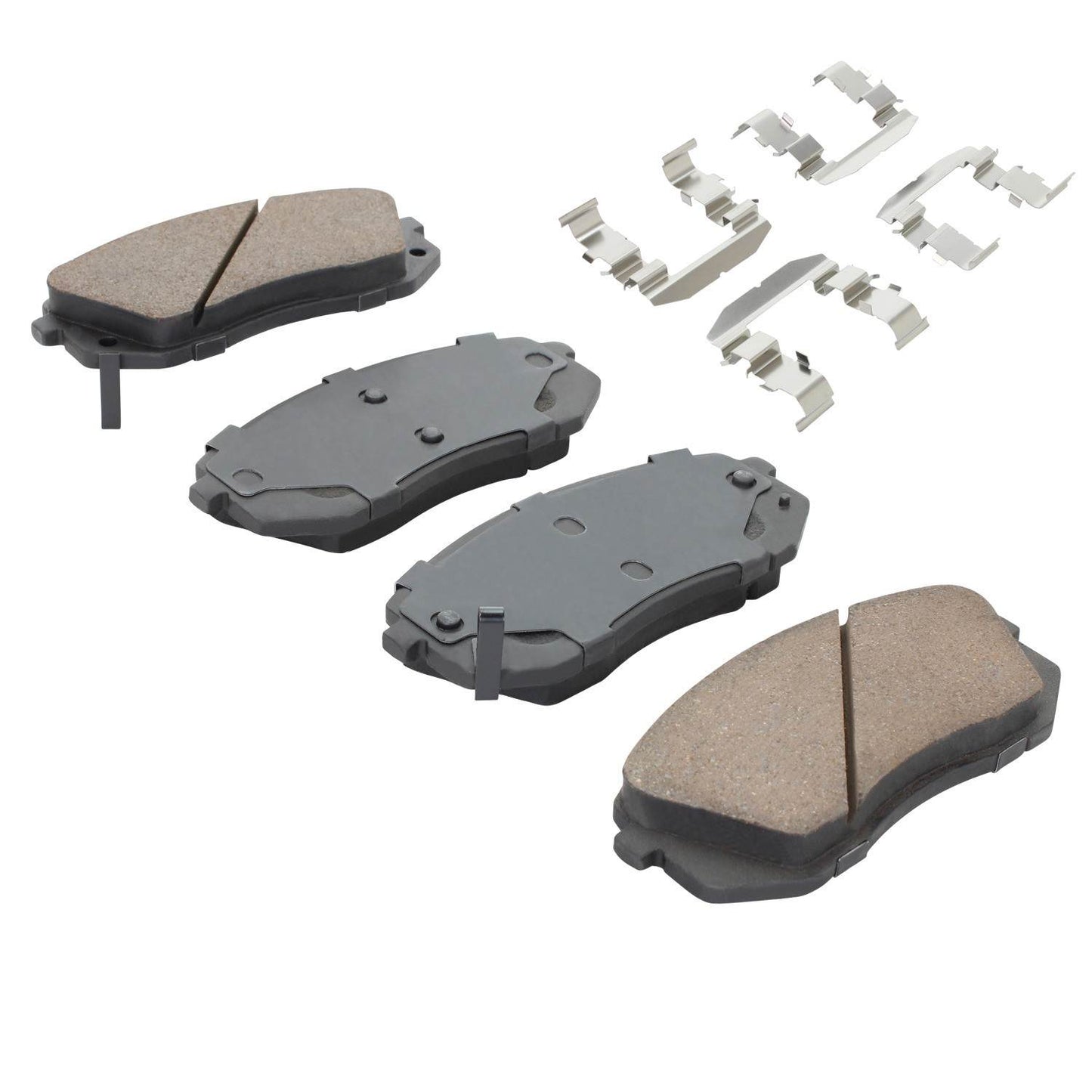 Angle View of Front Disc Brake Pad Set MPA 1001-1295AC