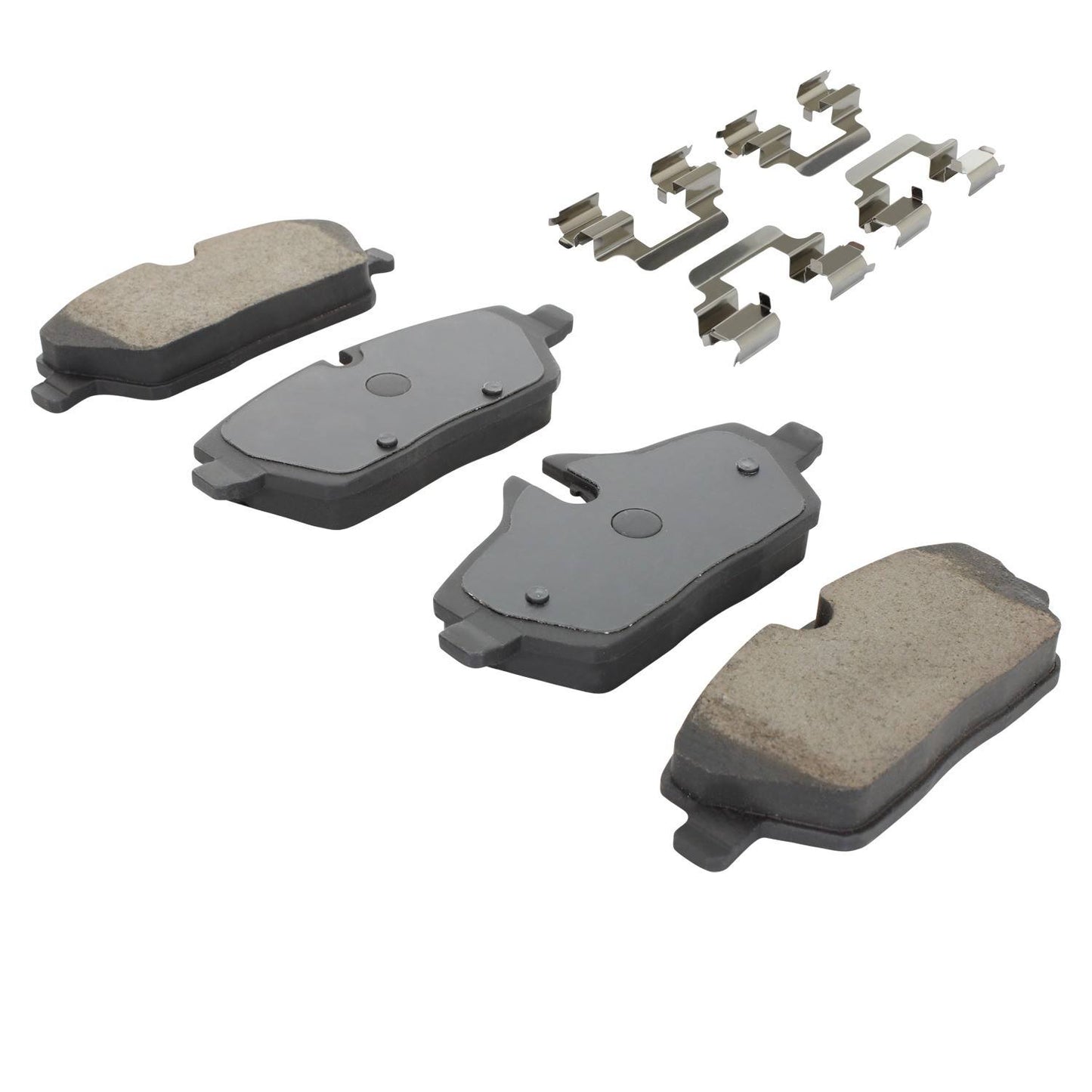 Angle View of Front Disc Brake Pad Set MPA 1001-1308BC