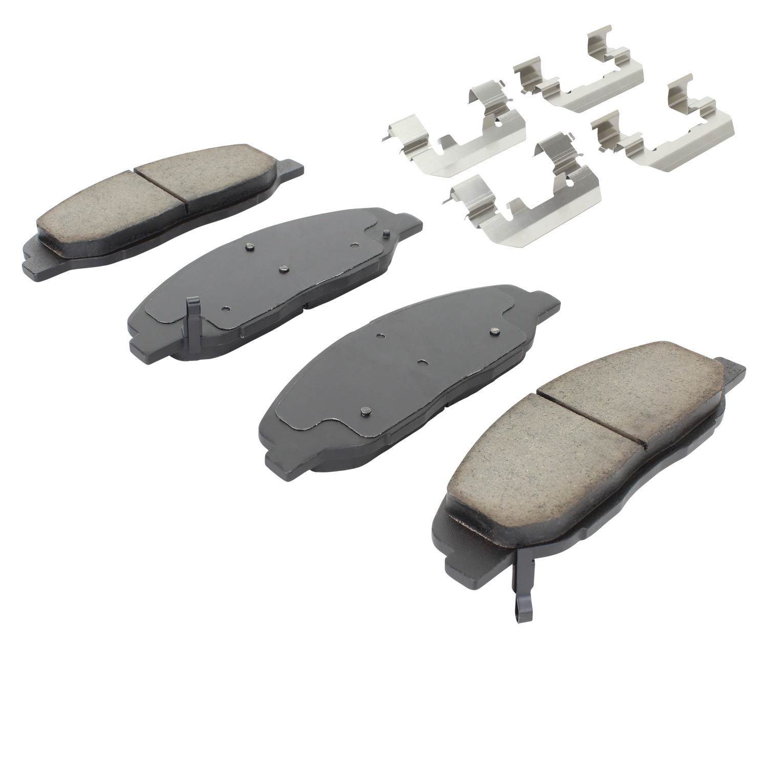 Angle View of Front Disc Brake Pad Set MPA 1001-1332C