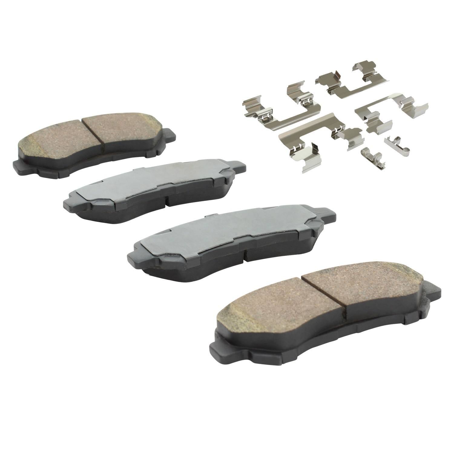 Angle View of Front Disc Brake Pad Set MPA 1001-1338C