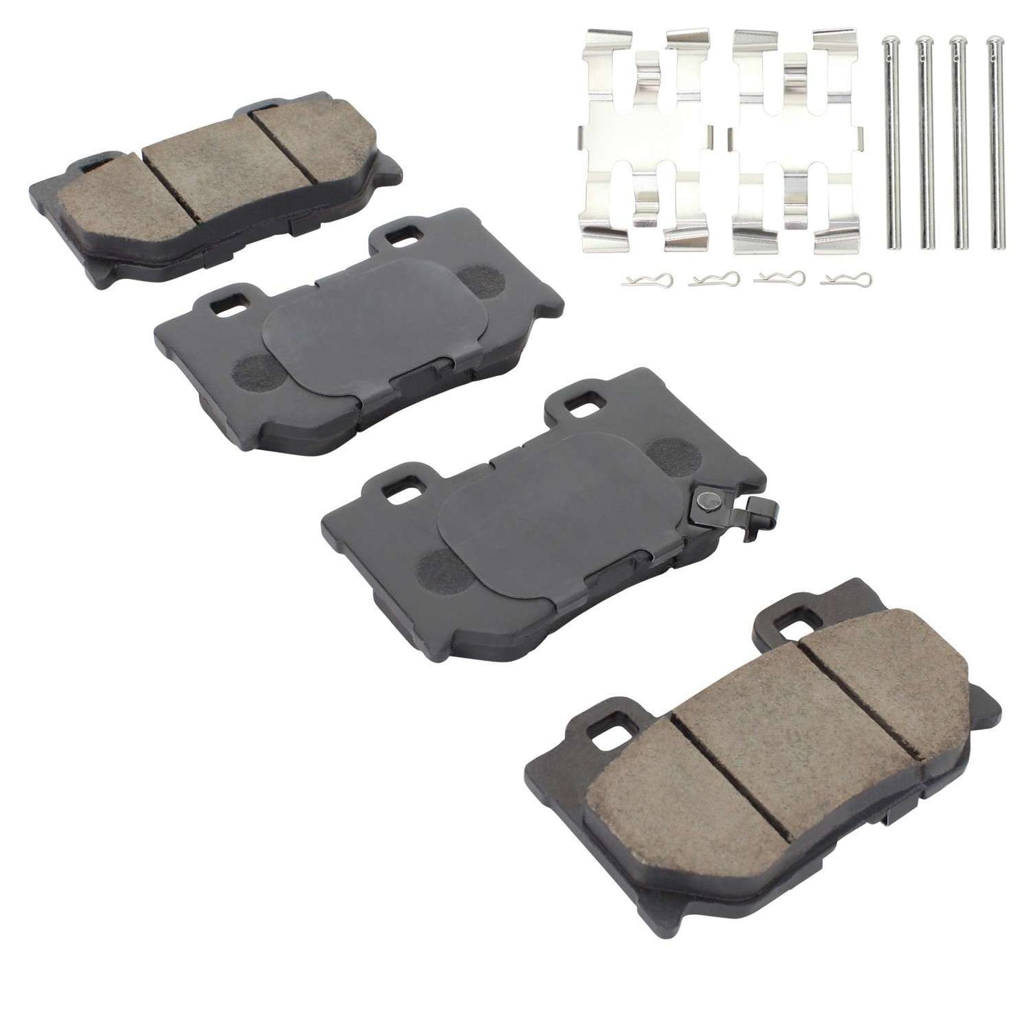 Angle View of Rear Disc Brake Pad Set MPA 1001-1347C