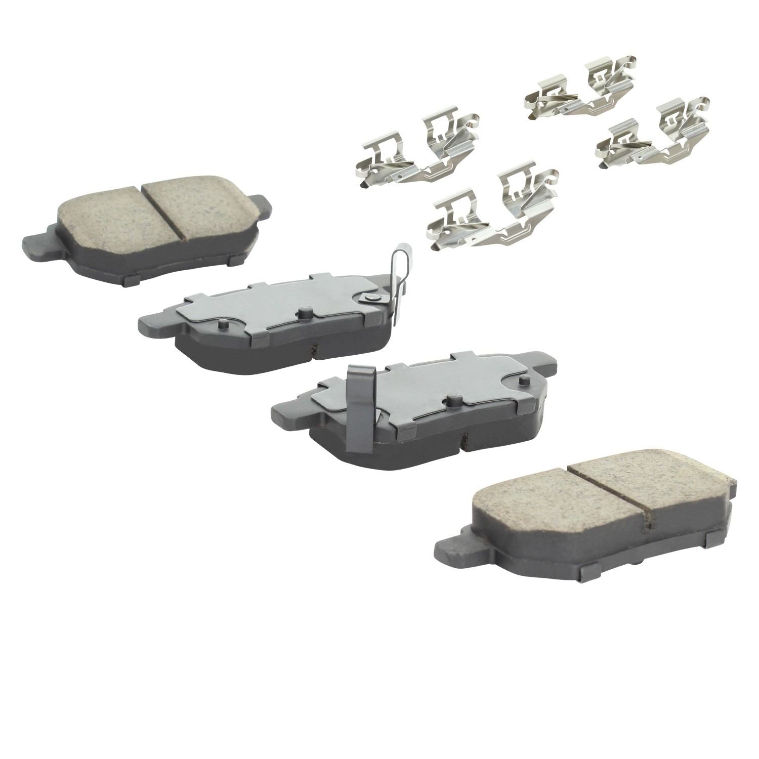 Angle View of Rear Disc Brake Pad Set MPA 1001-1354AC