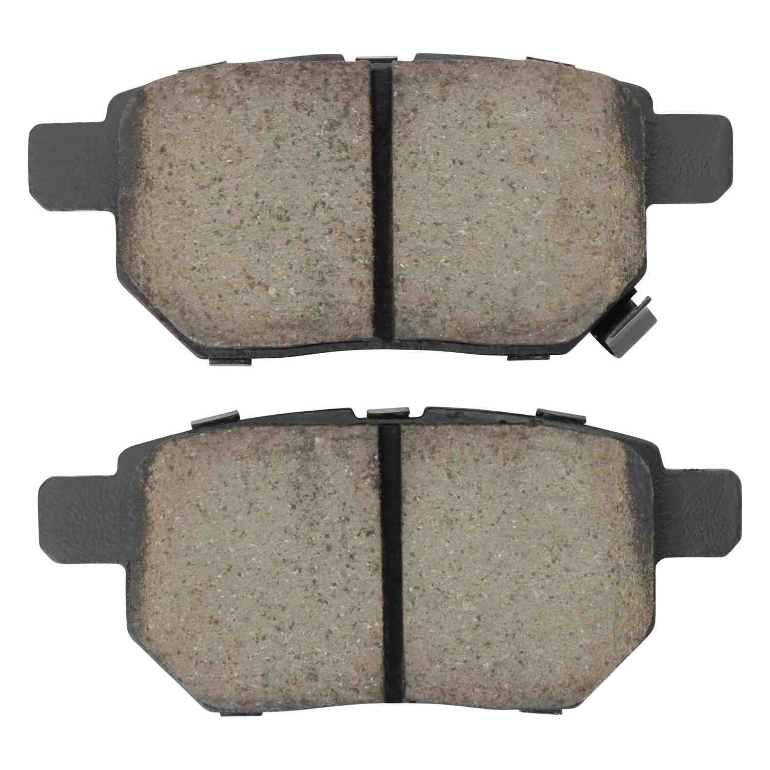 Front View of Rear Disc Brake Pad Set MPA 1001-1354C