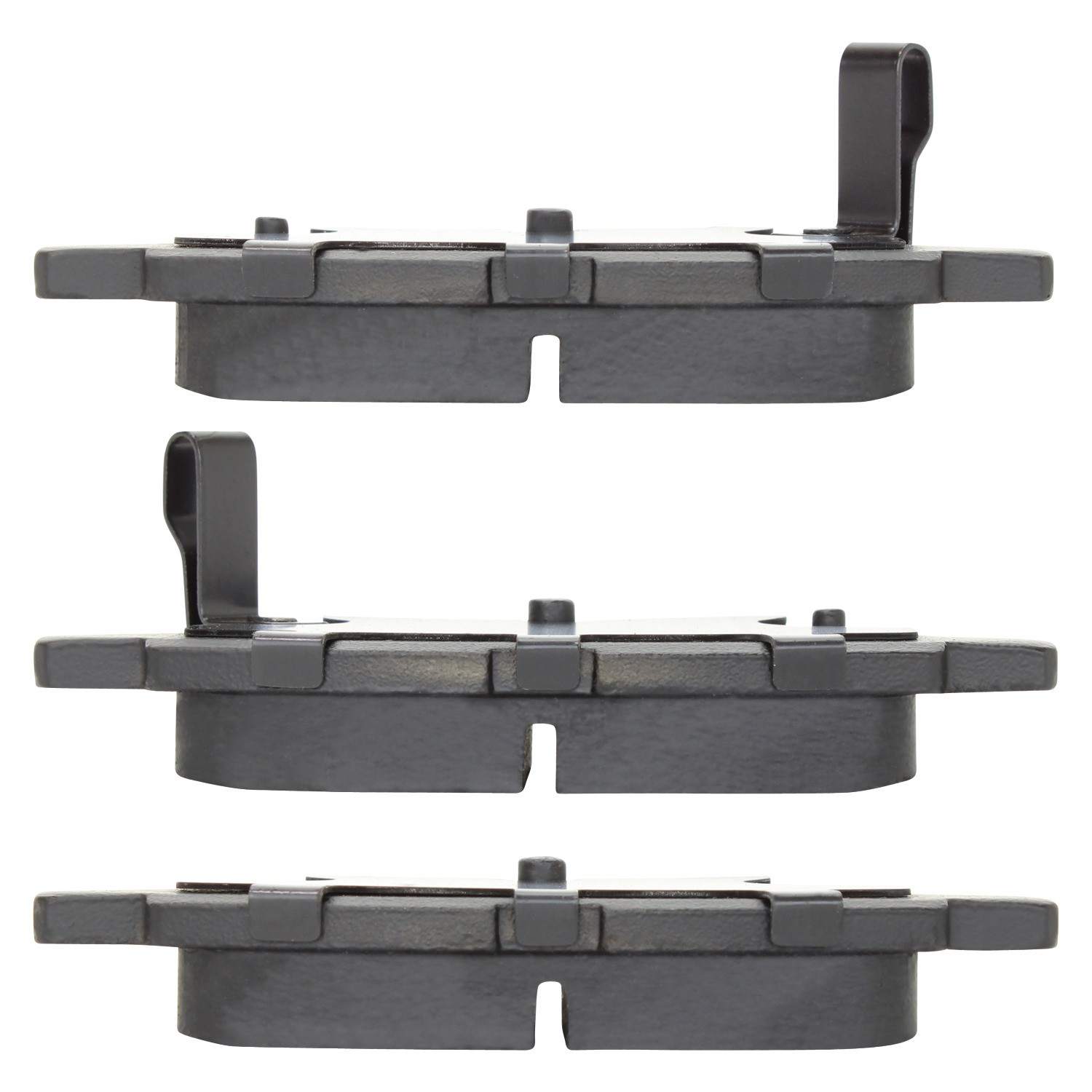 Top View of Rear Disc Brake Pad Set MPA 1001-1354C