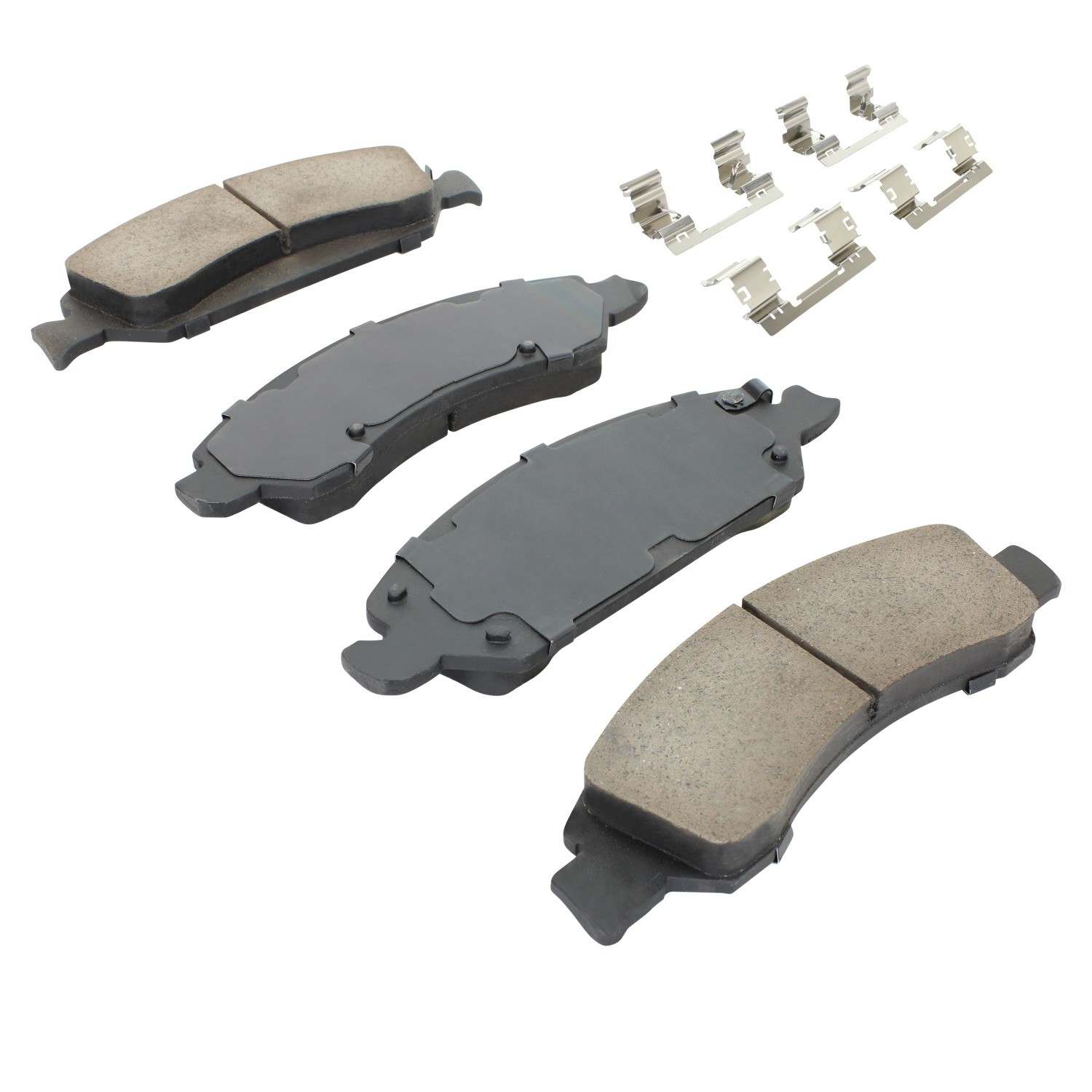 Angle View of Front Disc Brake Pad Set MPA 1001-1363C