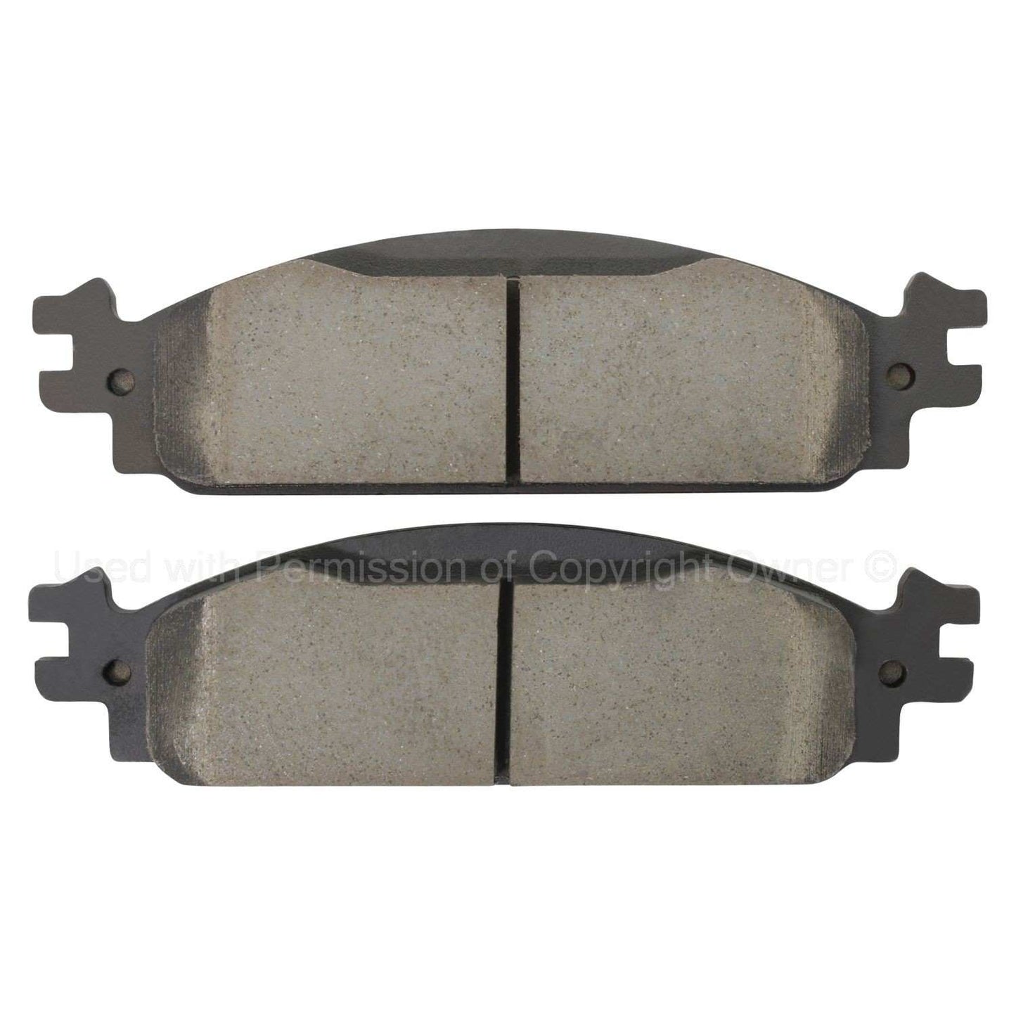 Front View of Front Disc Brake Pad Set MPA 1001-1376C