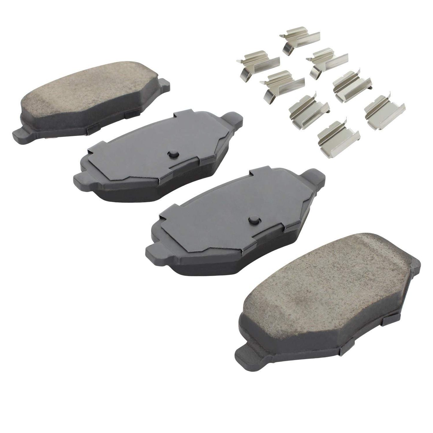 Angle View of Rear Disc Brake Pad Set MPA 1001-1377C