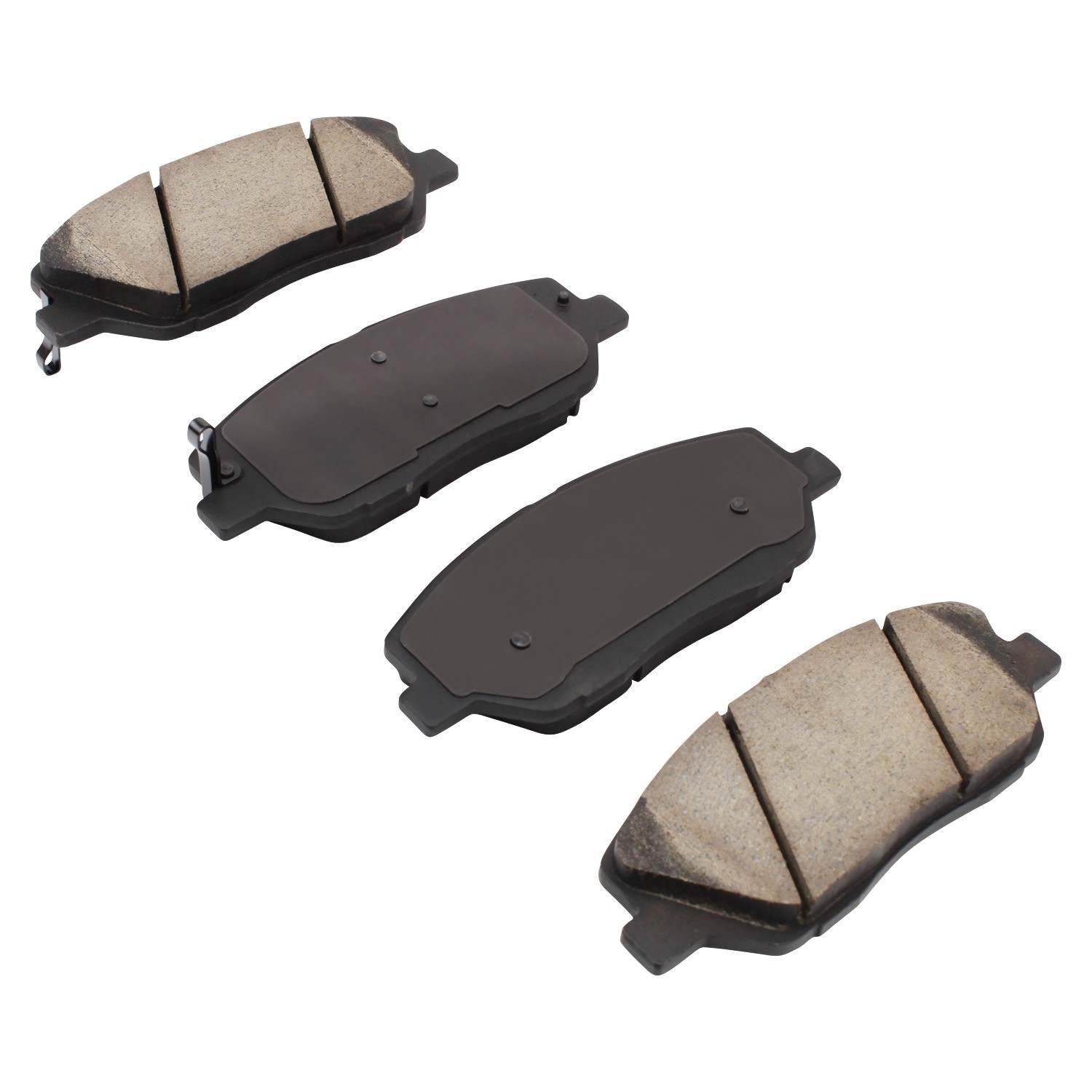 Angle View of Front Disc Brake Pad Set MPA 1001-1385C