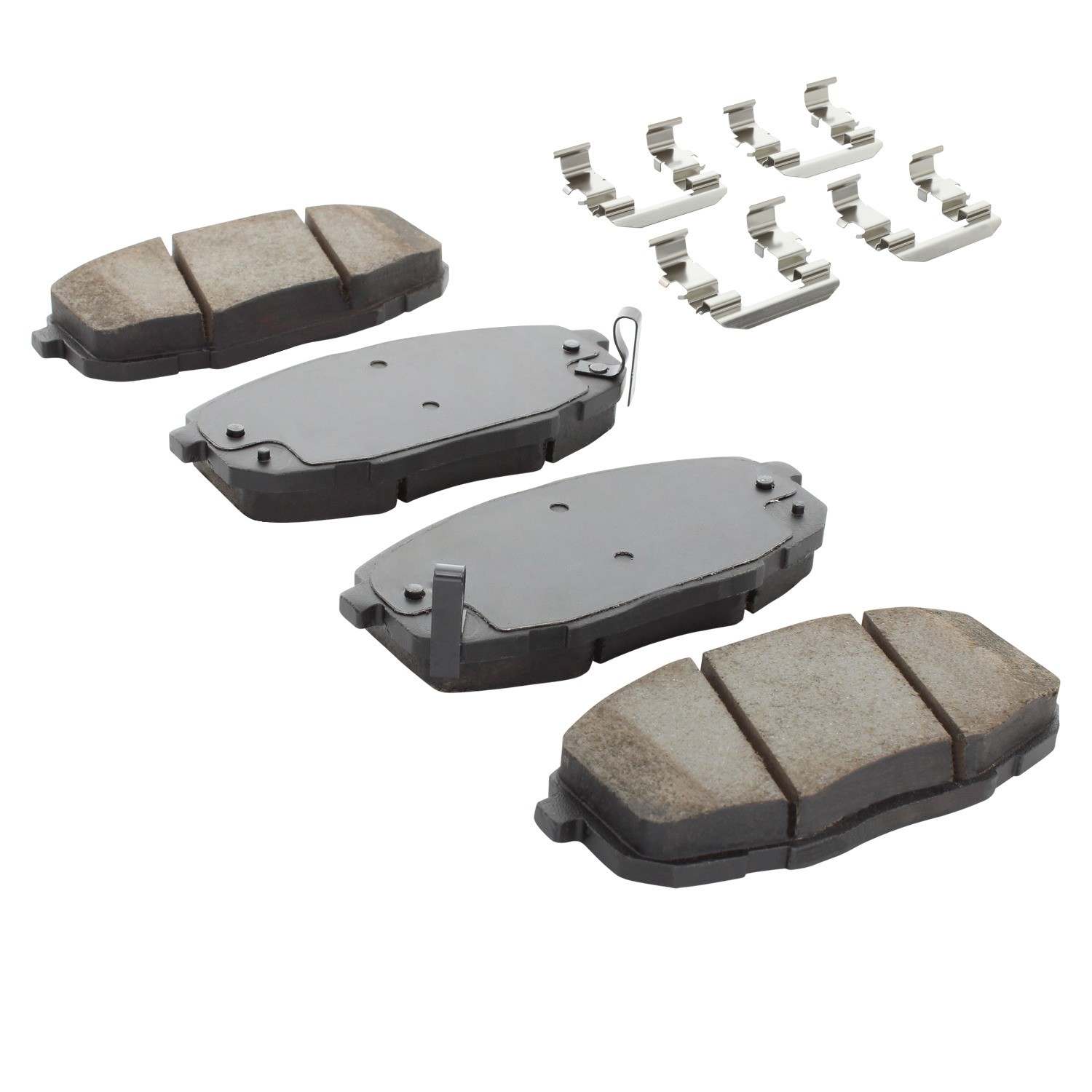 Angle View of Front Disc Brake Pad Set MPA 1001-1397BC