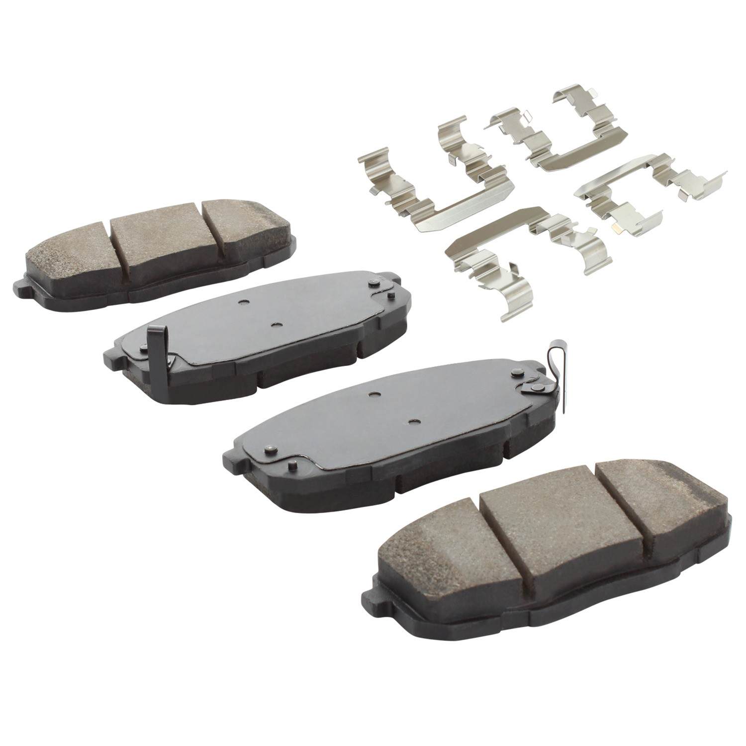 Angle View of Front Disc Brake Pad Set MPA 1001-1397C