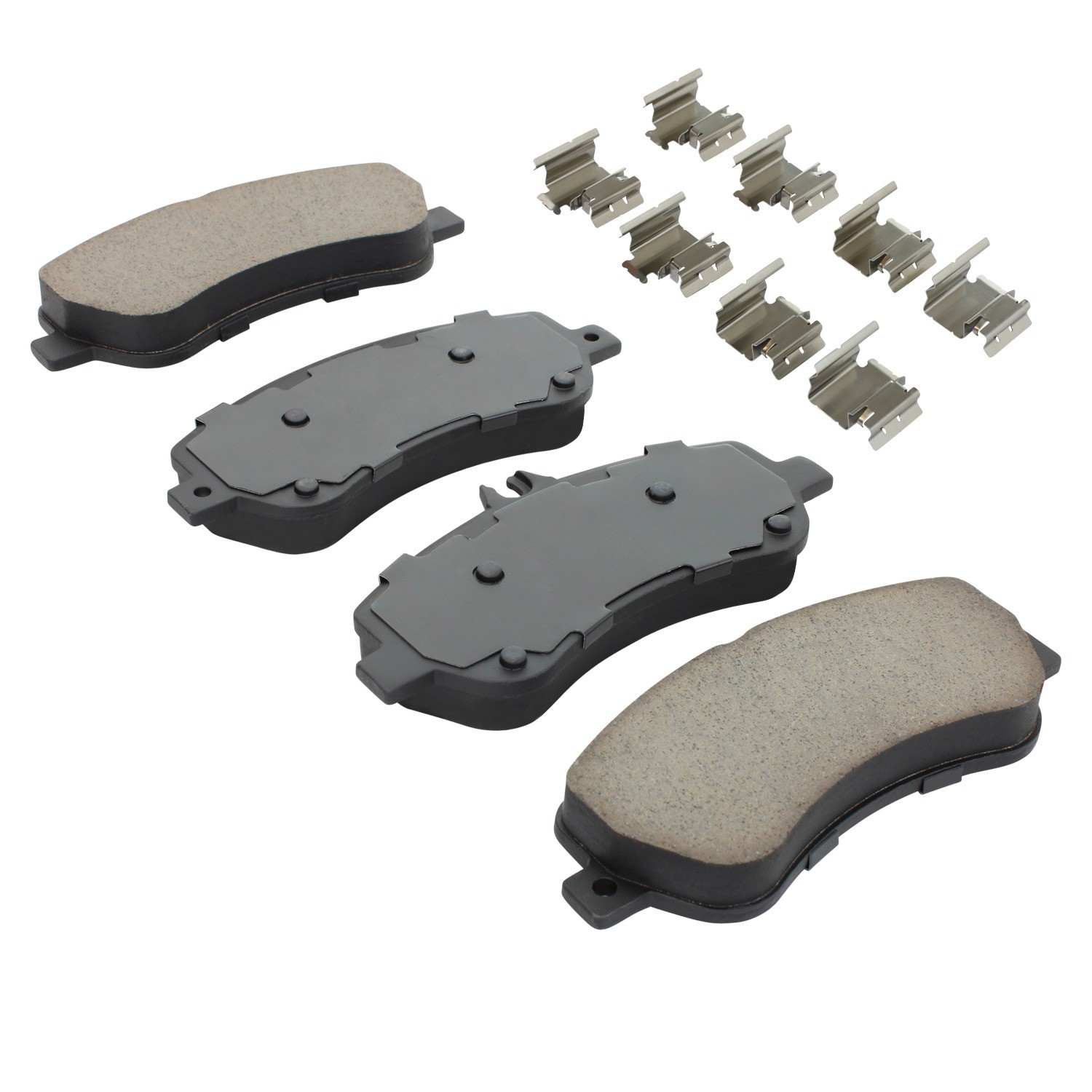 Angle View of Front Disc Brake Pad Set MPA 1001-1406C