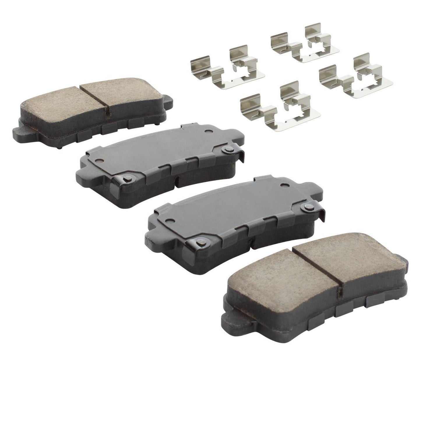 Angle View of Rear Disc Brake Pad Set MPA 1001-1430AC