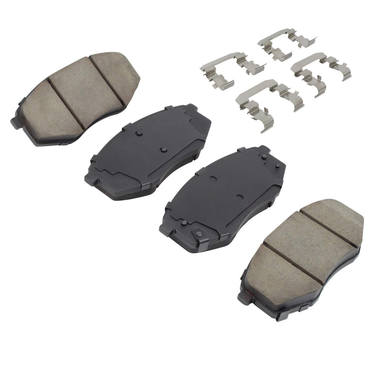 Angle View of Front Disc Brake Pad Set MPA 1001-1447C