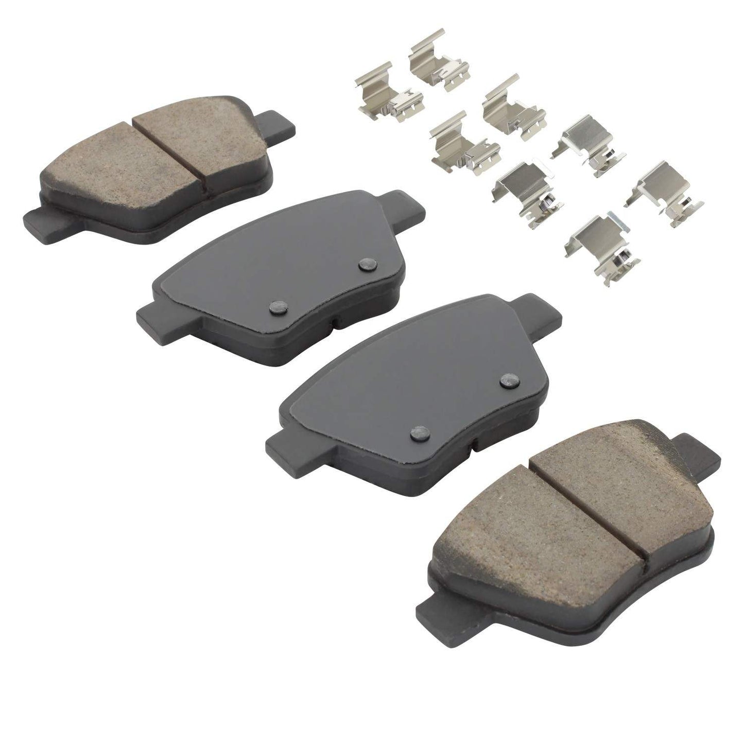 Angle View of Rear Disc Brake Pad Set MPA 1001-1456C