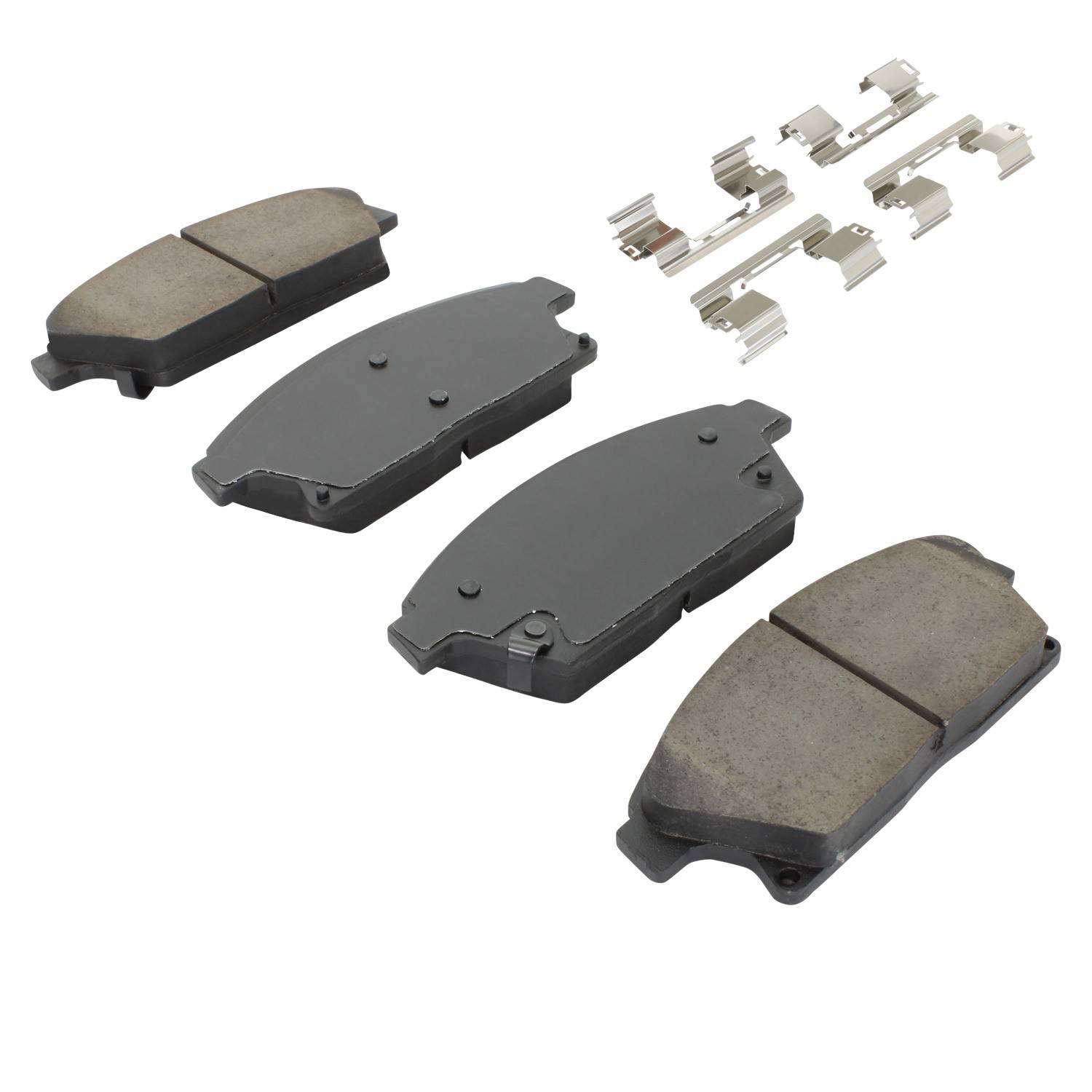 Angle View of Front Disc Brake Pad Set MPA 1001-1467C