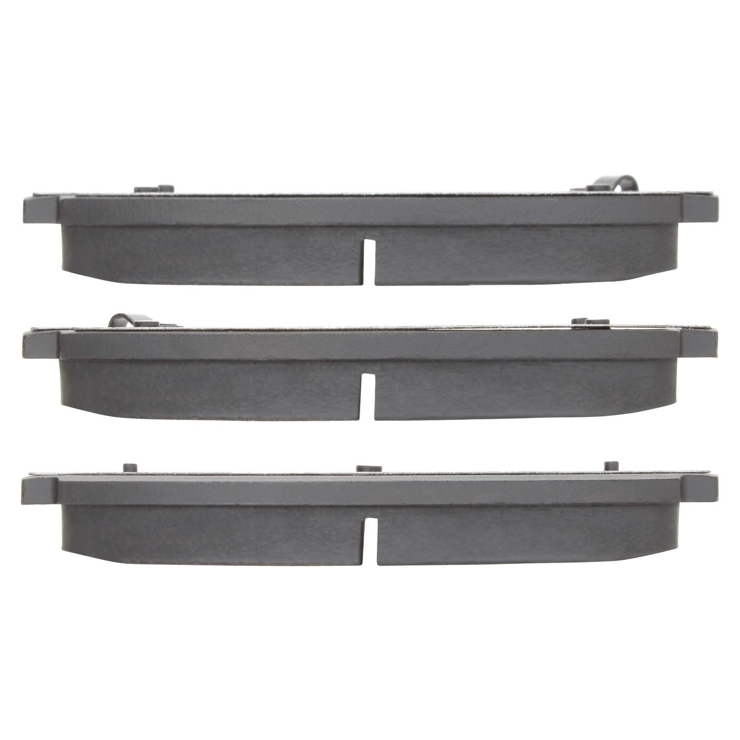 Top View of Front Disc Brake Pad Set MPA 1001-1467C