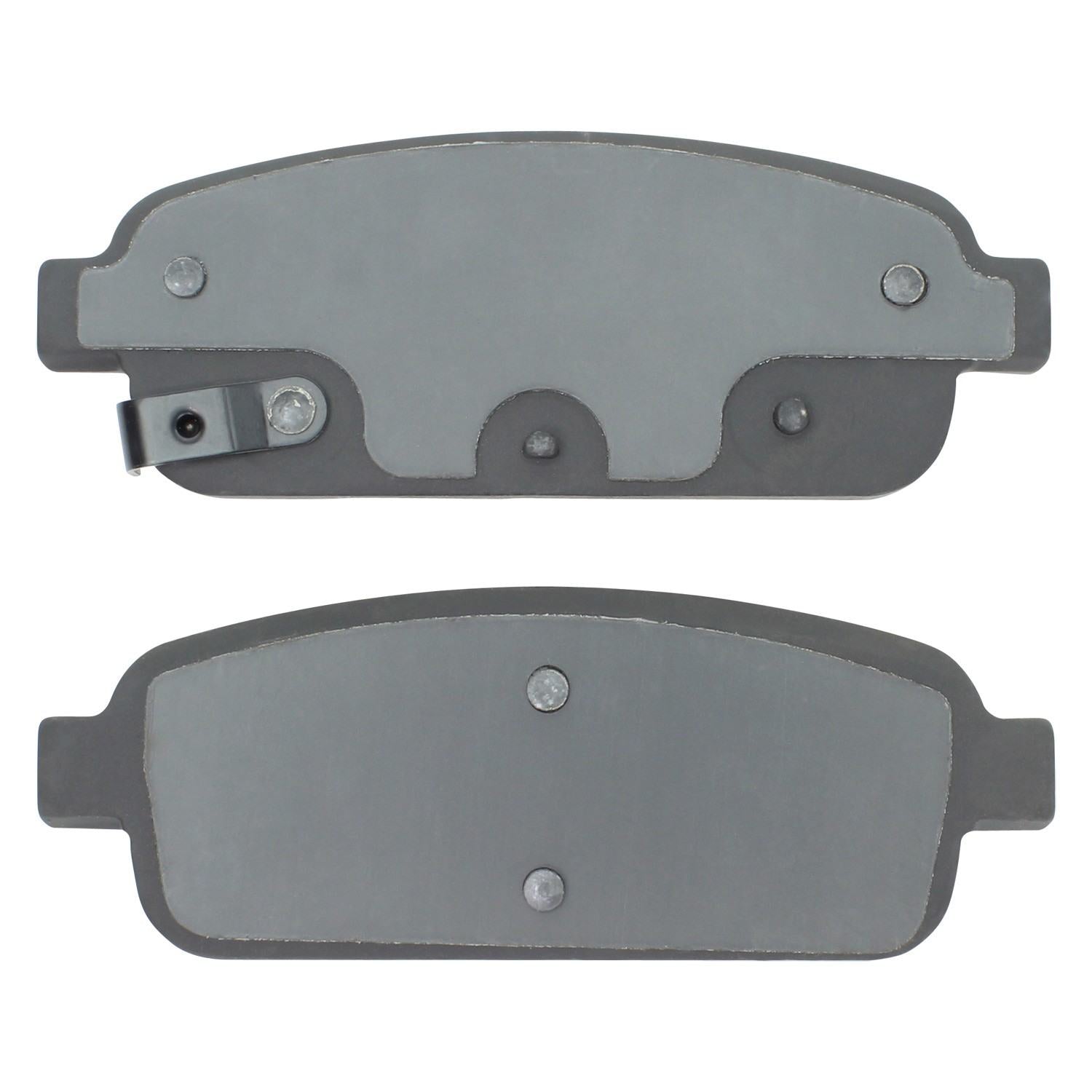 Back View of Rear Disc Brake Pad Set MPA 1001-1468C