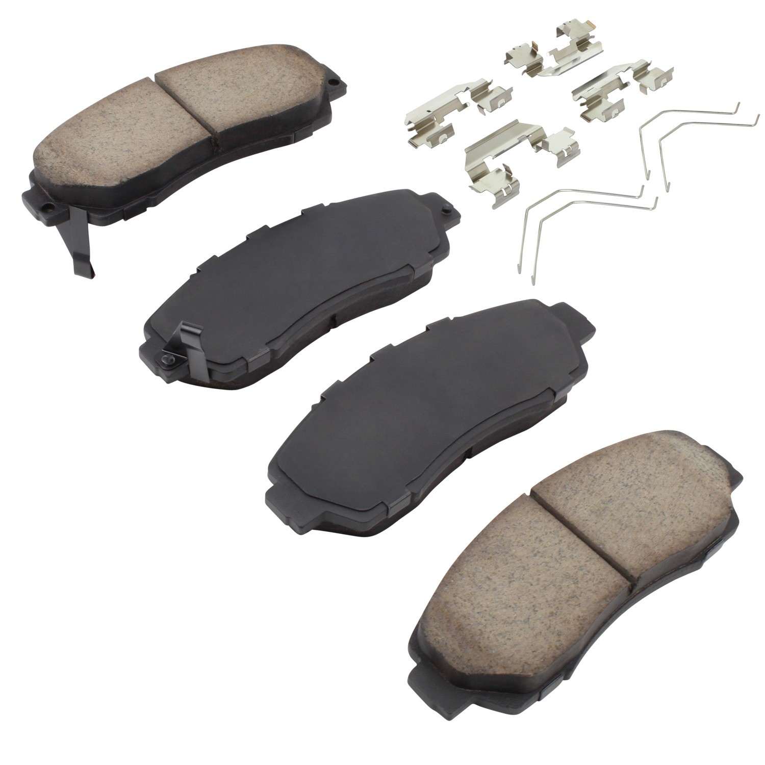 Angle View of Front Disc Brake Pad Set MPA 1001-1521AC