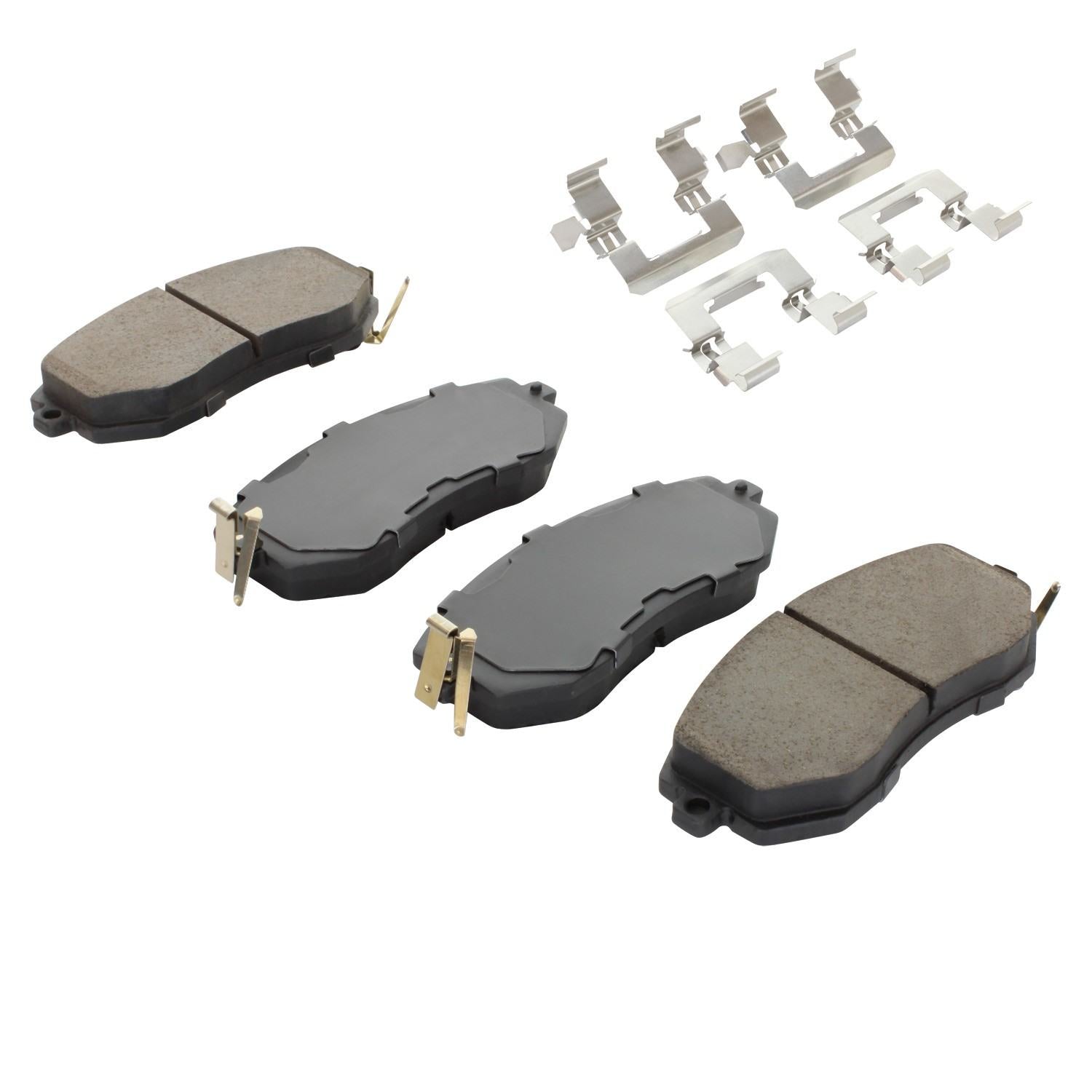 Angle View of Front Disc Brake Pad Set MPA 1001-1539C