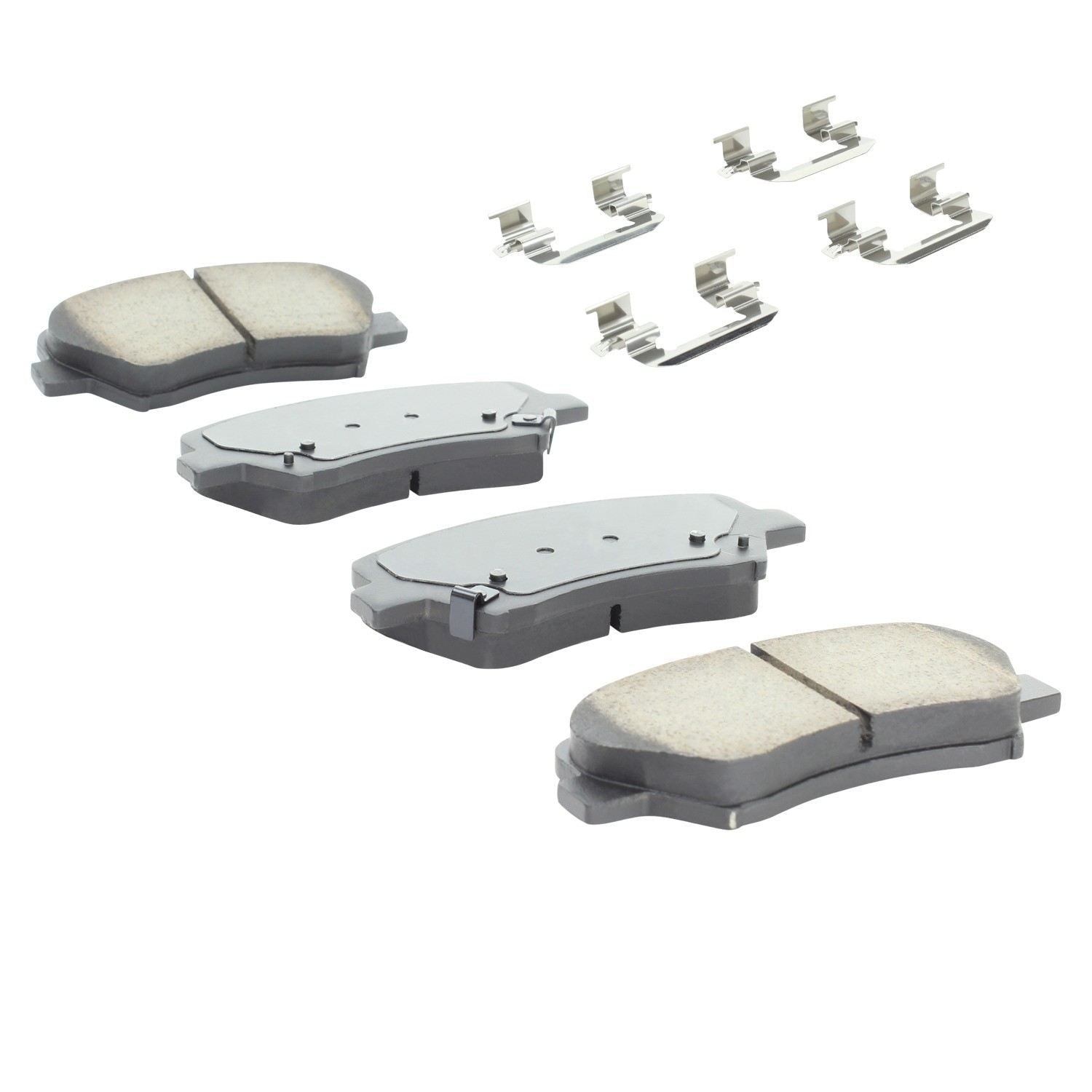 Angle View of Front Disc Brake Pad Set MPA 1001-1543AC