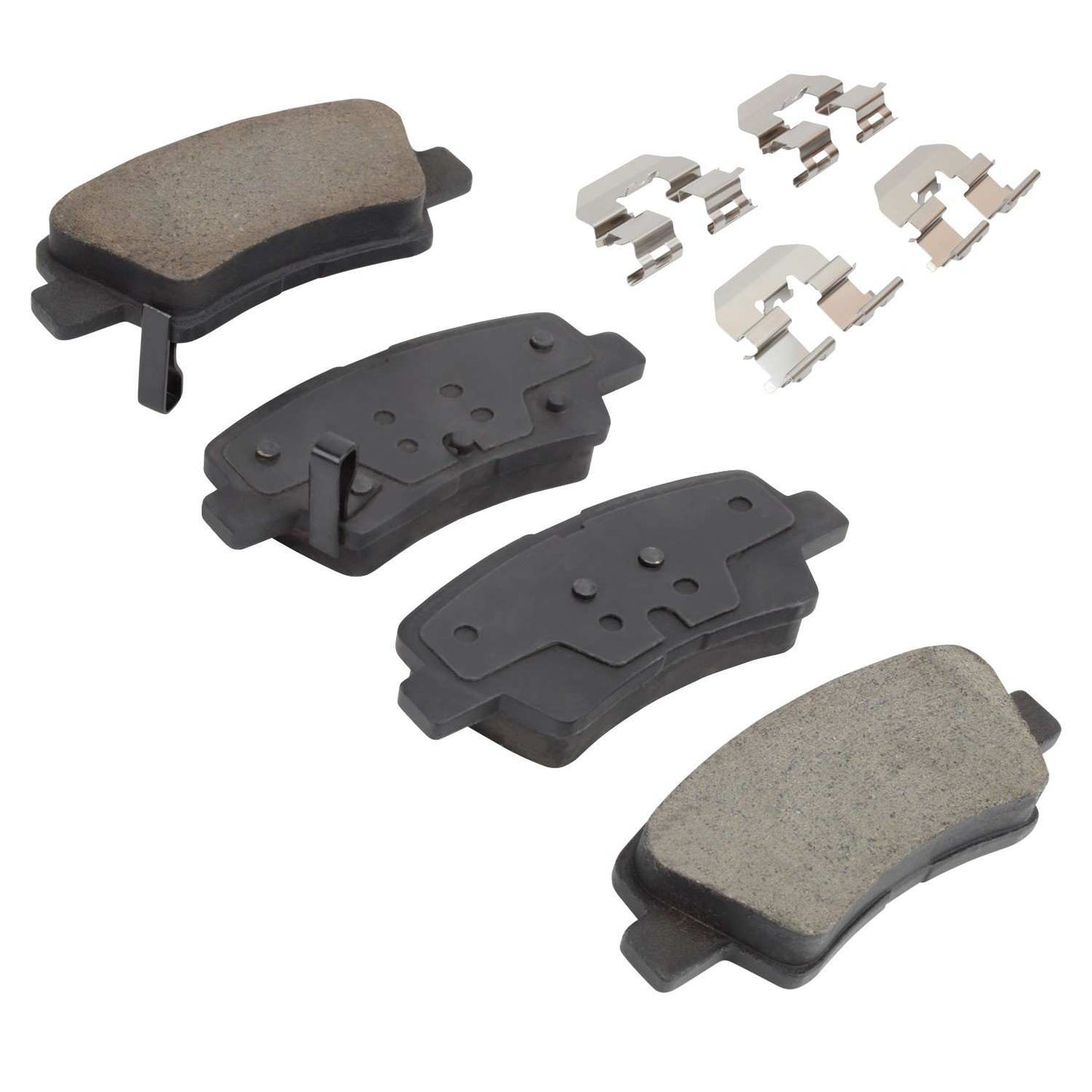 Angle View of Rear Disc Brake Pad Set MPA 1001-1544C