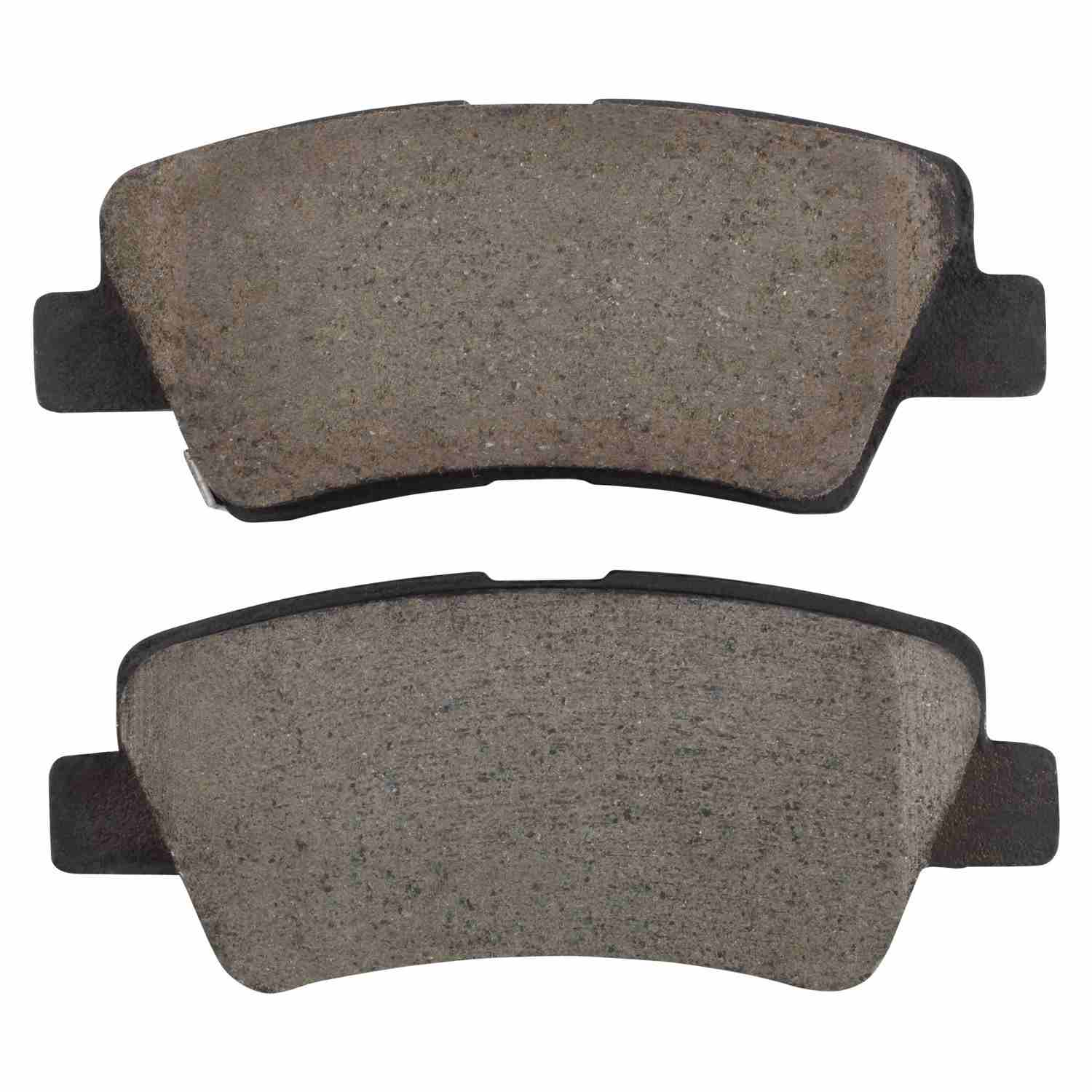 Front View of Rear Disc Brake Pad Set MPA 1001-1544C