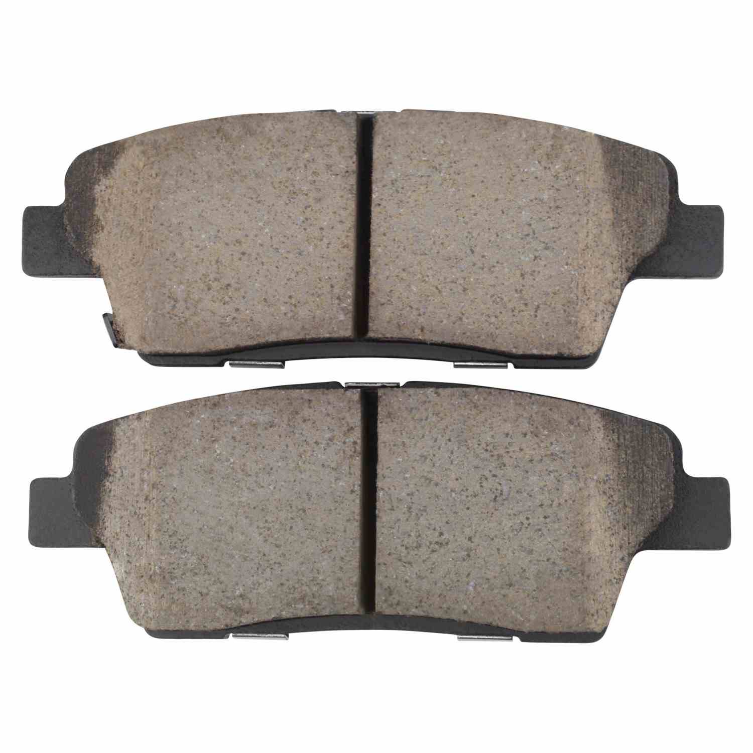 Front View of Rear Disc Brake Pad Set MPA 1001-1551C