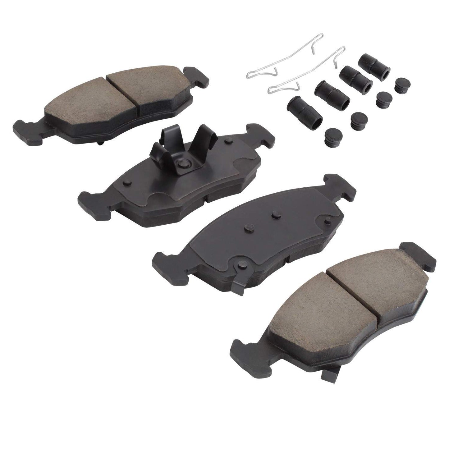 Angle View of Front Disc Brake Pad Set MPA 1001-1568C