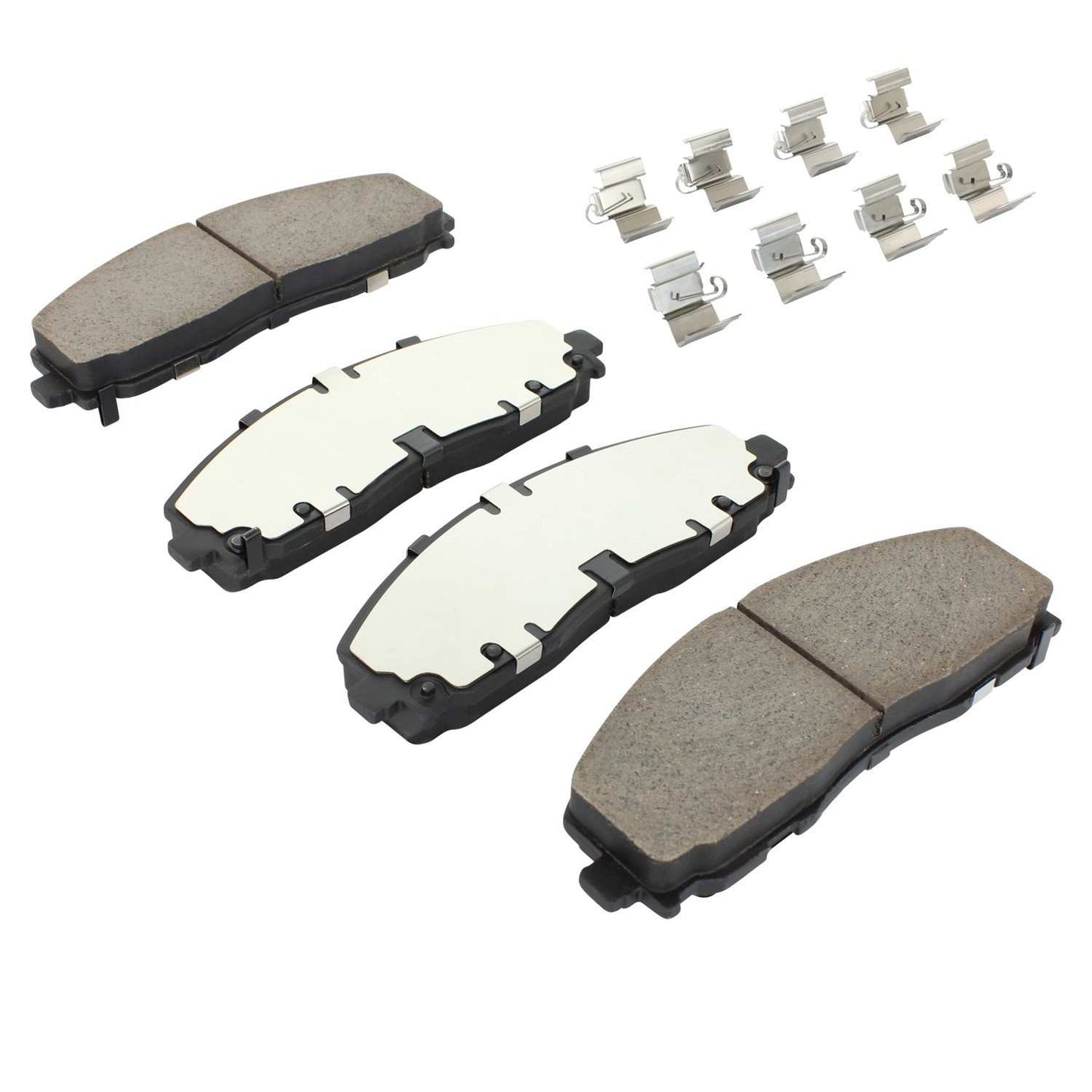 Angle View of Front Disc Brake Pad Set MPA 1001-1589C