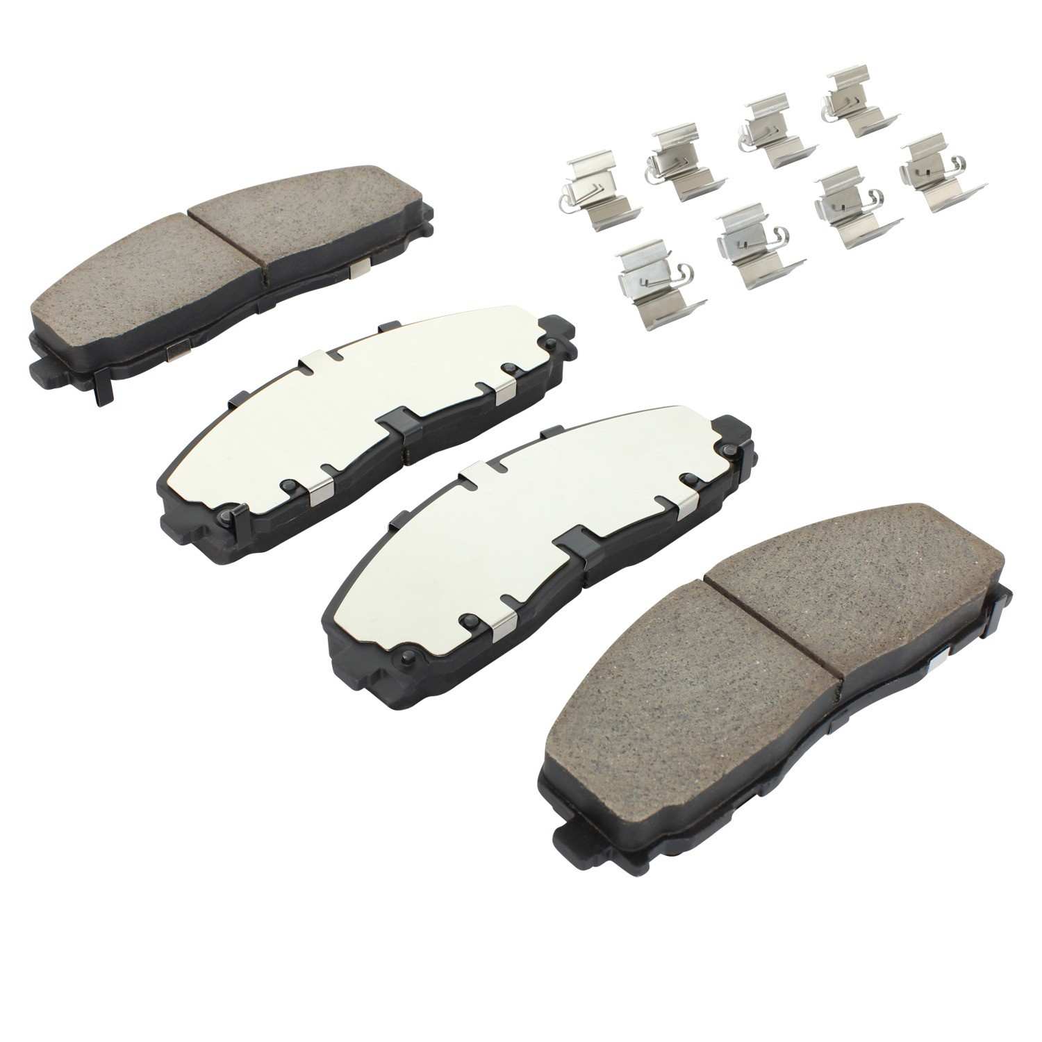 Angle View of Front Disc Brake Pad Set MPA 1001-1589C