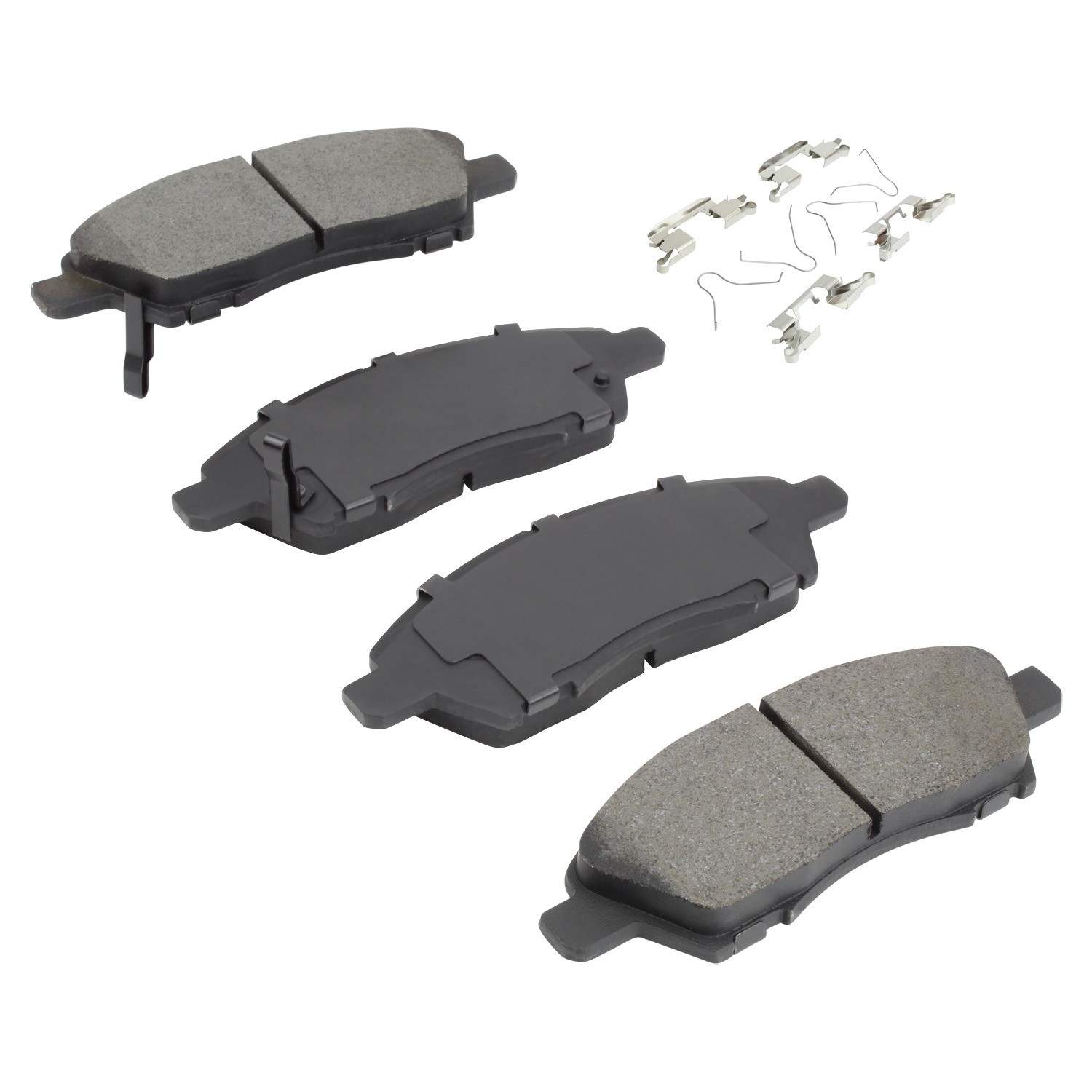 Angle View of Front Disc Brake Pad Set MPA 1001-1592C