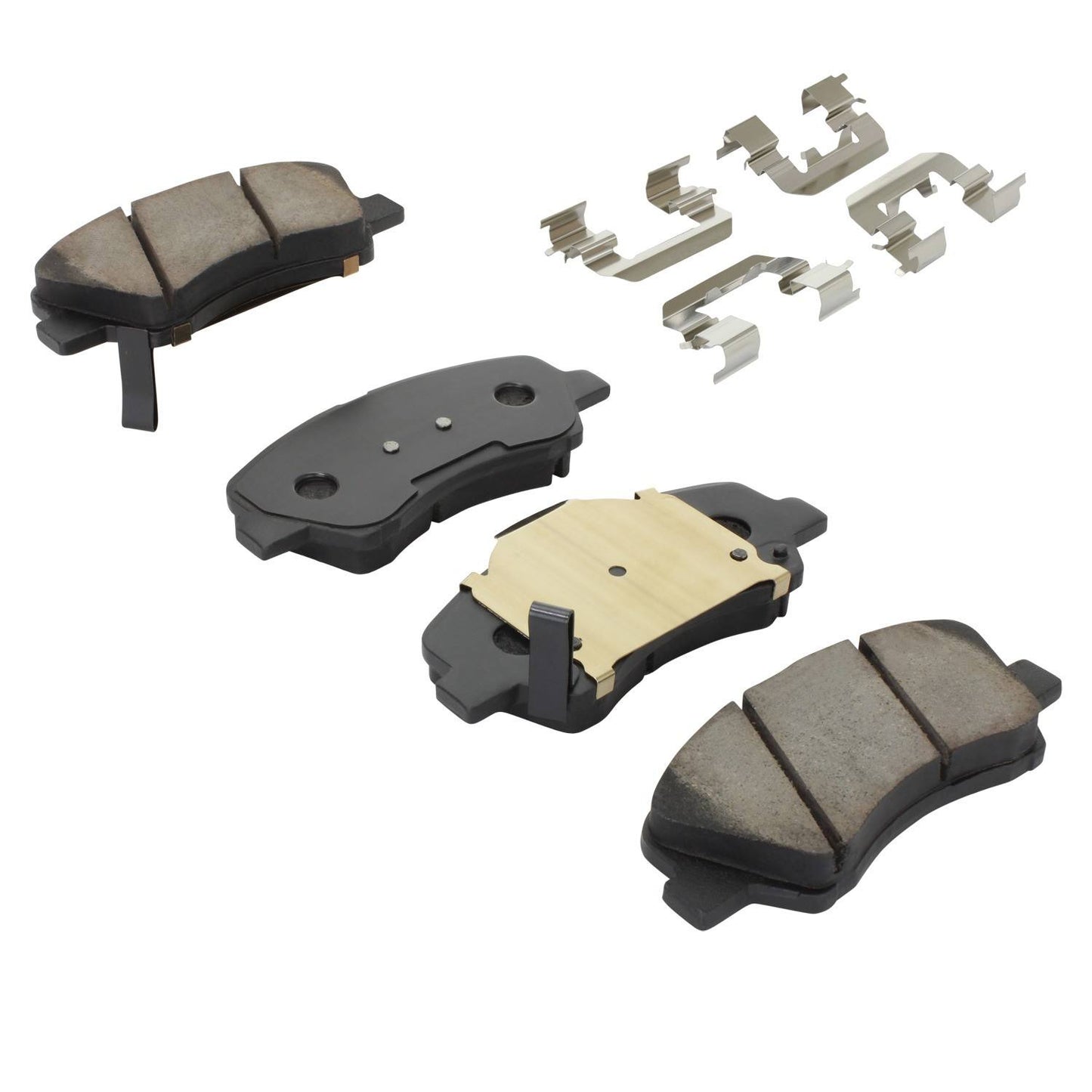 Angle View of Front Disc Brake Pad Set MPA 1001-1593C