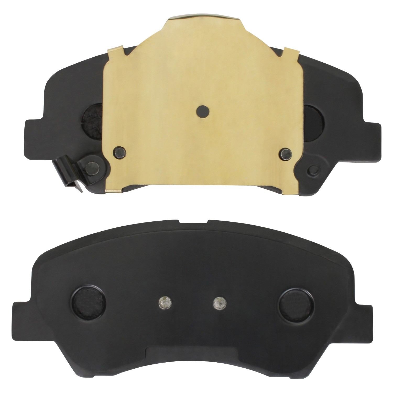 Back View of Front Disc Brake Pad Set MPA 1001-1593C