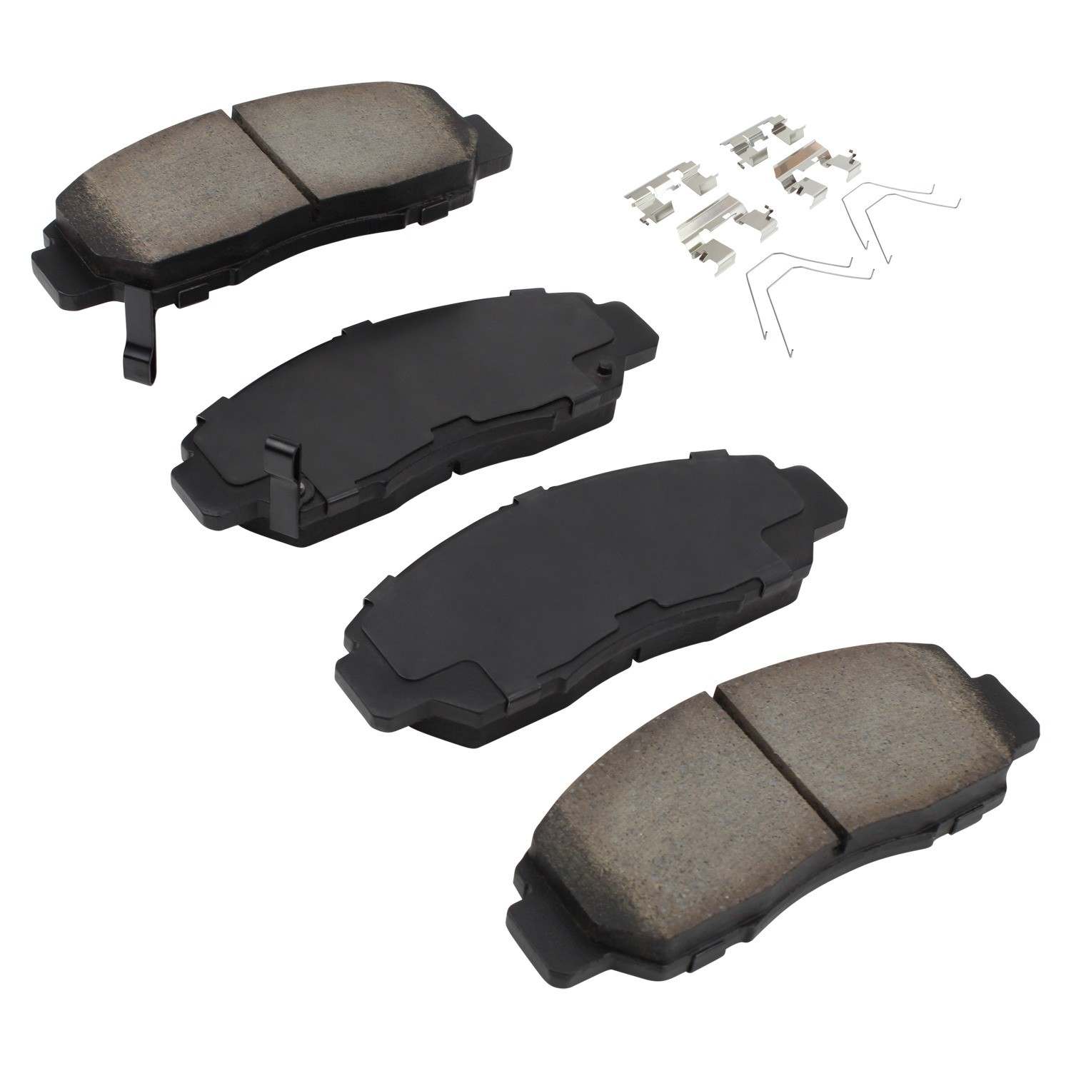 Angle View of Front Disc Brake Pad Set MPA 1001-1608C