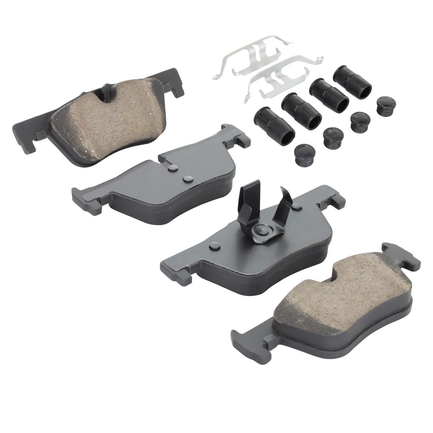 Angle View of Rear Disc Brake Pad Set MPA 1001-1613C