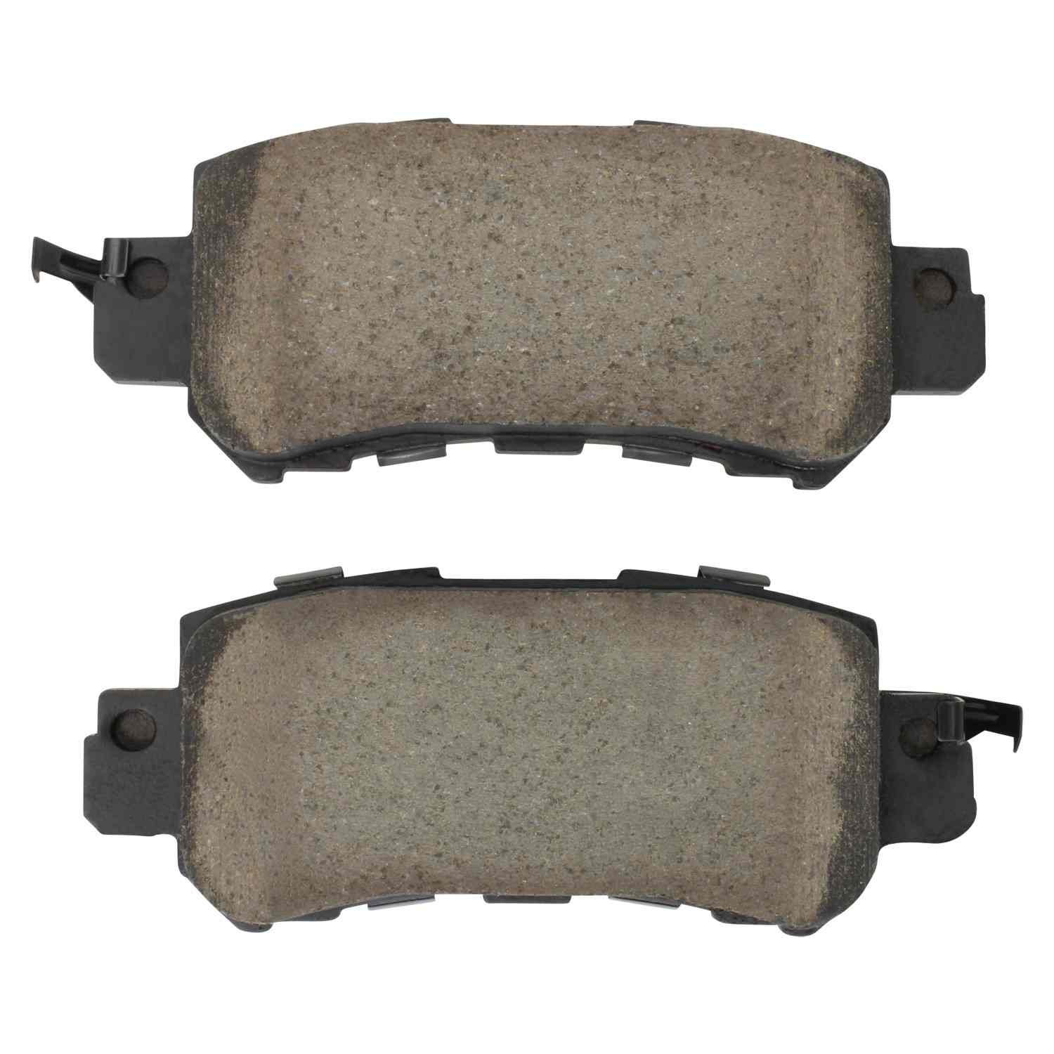 Front View of Rear Disc Brake Pad Set MPA 1001-1624C