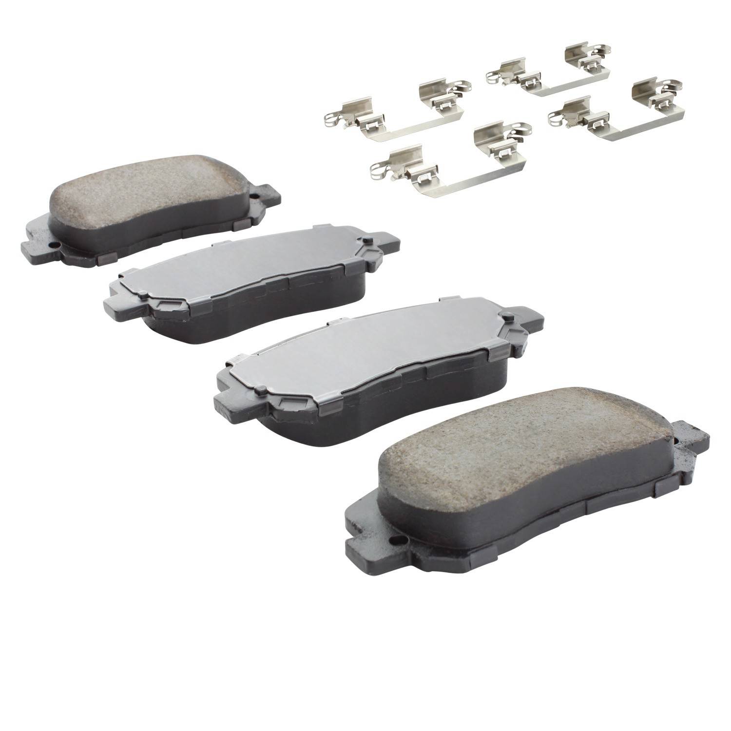 Angle View of Front Disc Brake Pad Set MPA 1001-1640AC