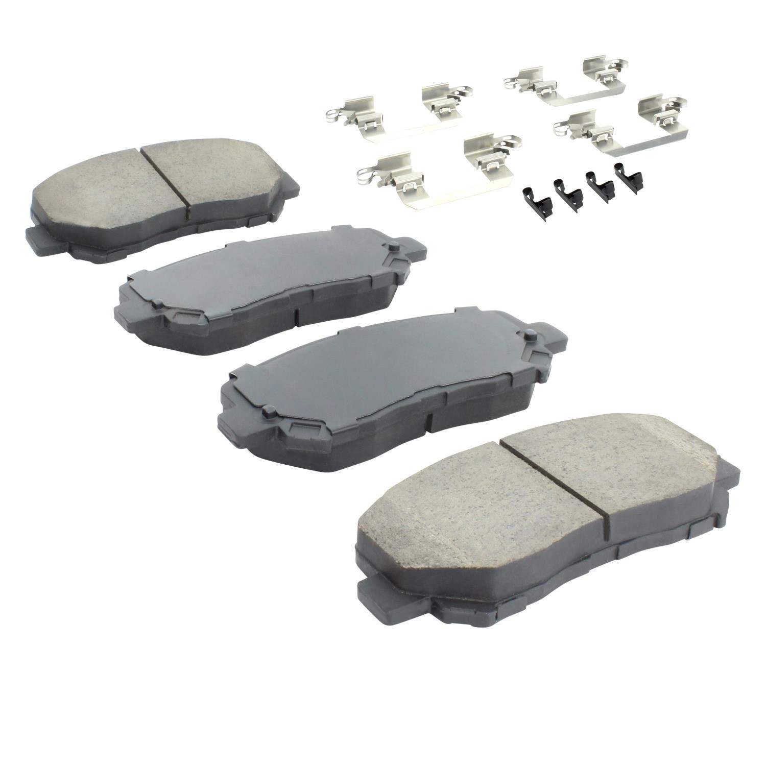 Angle View of Front Disc Brake Pad Set MPA 1001-1640BC