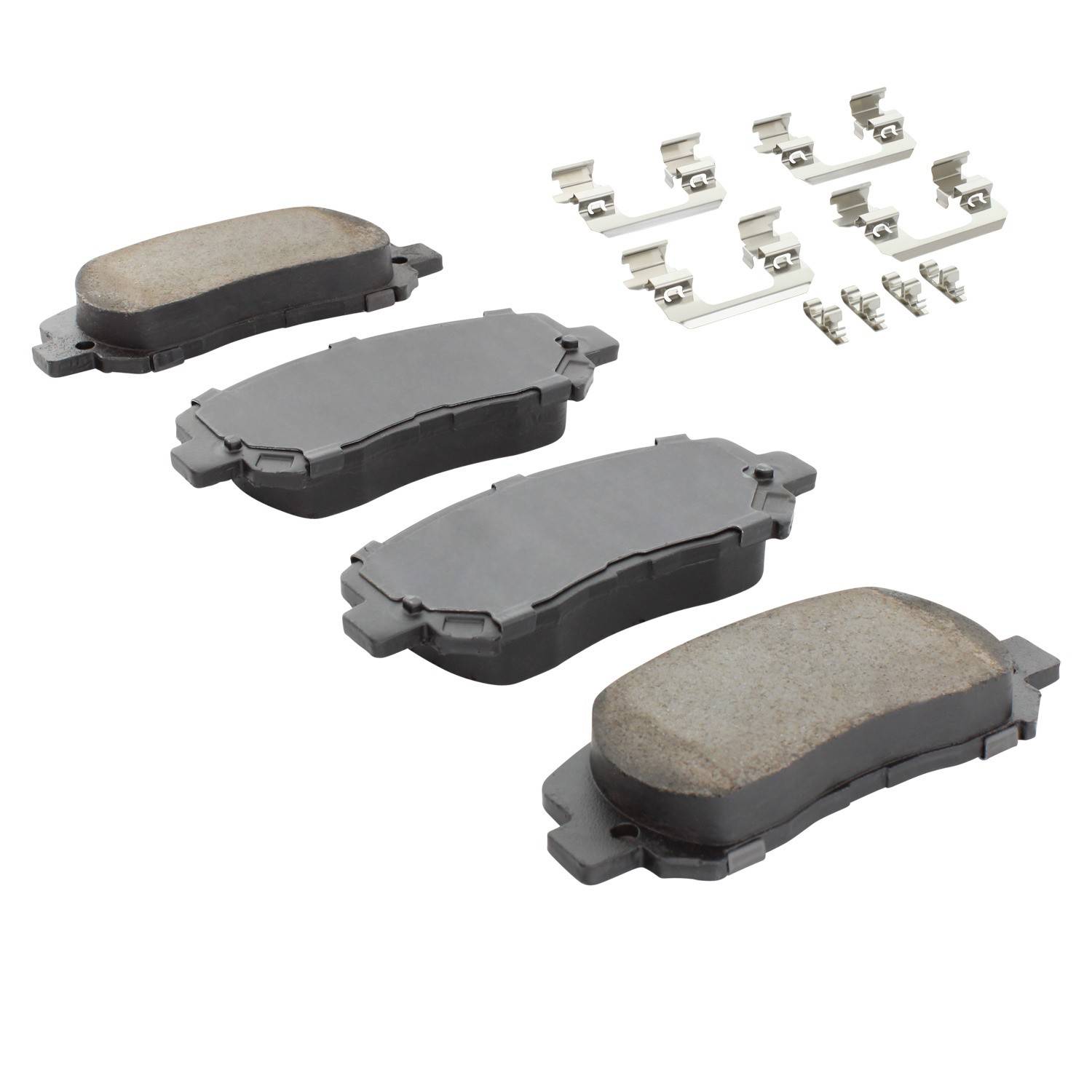 Angle View of Front Disc Brake Pad Set MPA 1001-1640CC