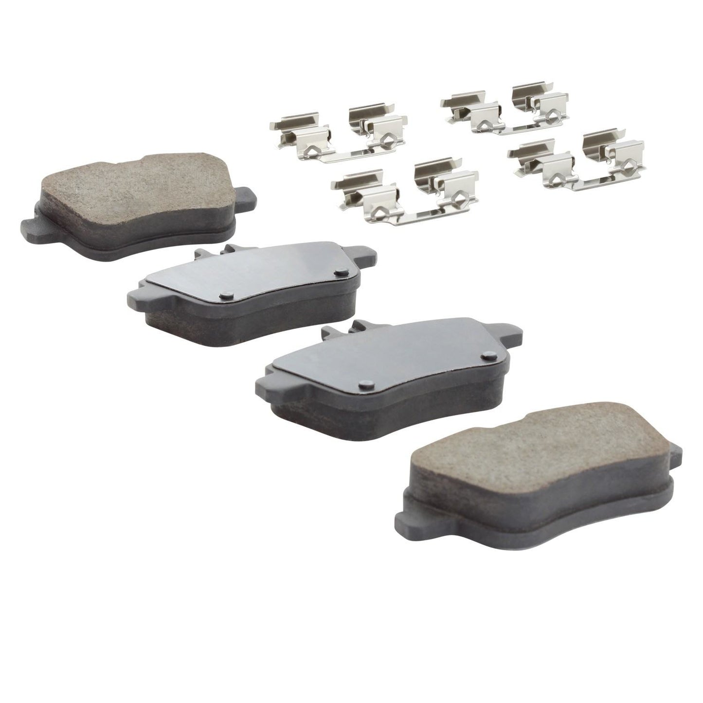 Angle View of Rear Disc Brake Pad Set MPA 1001-1646AC