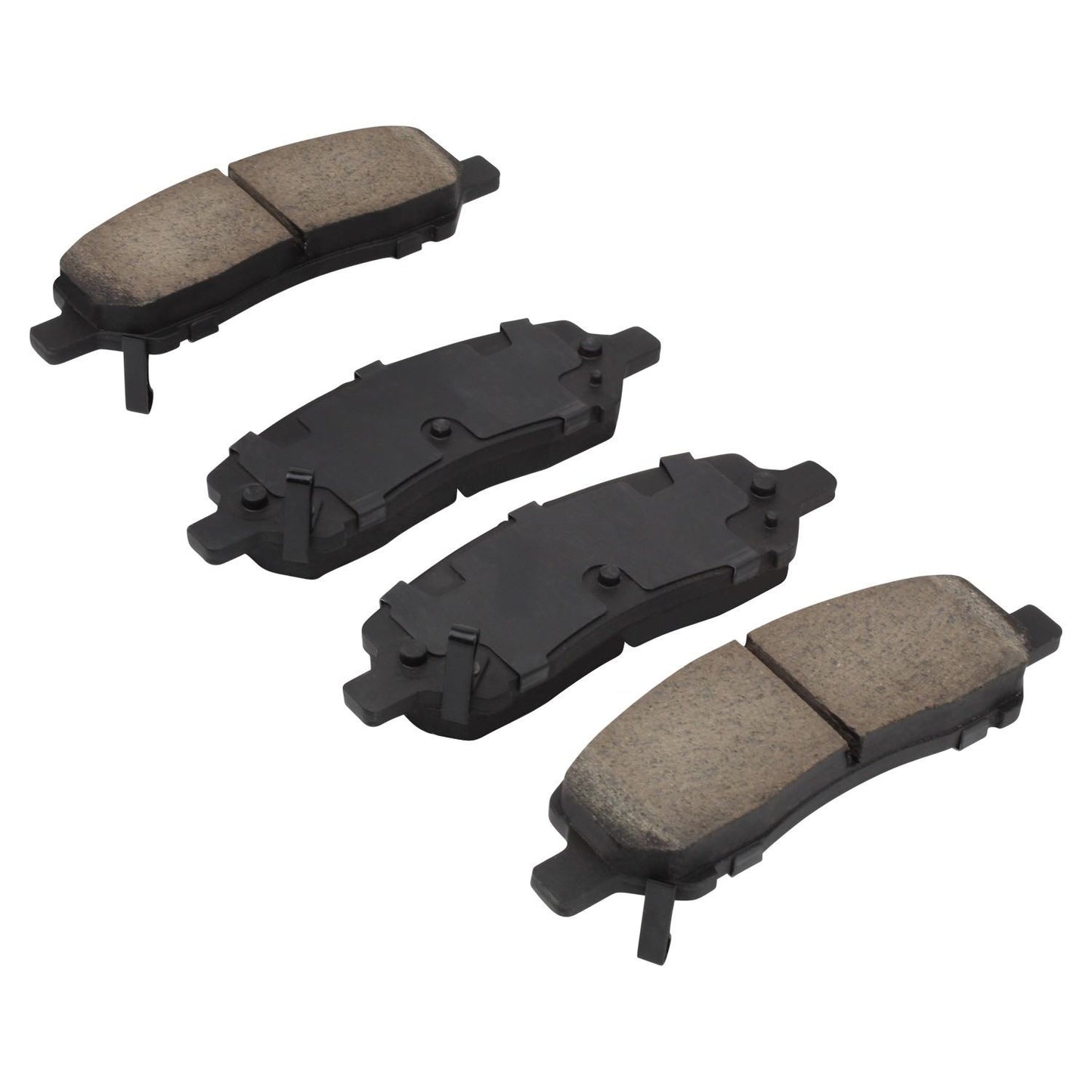 Angle View of Rear Disc Brake Pad Set MPA 1001-1647C