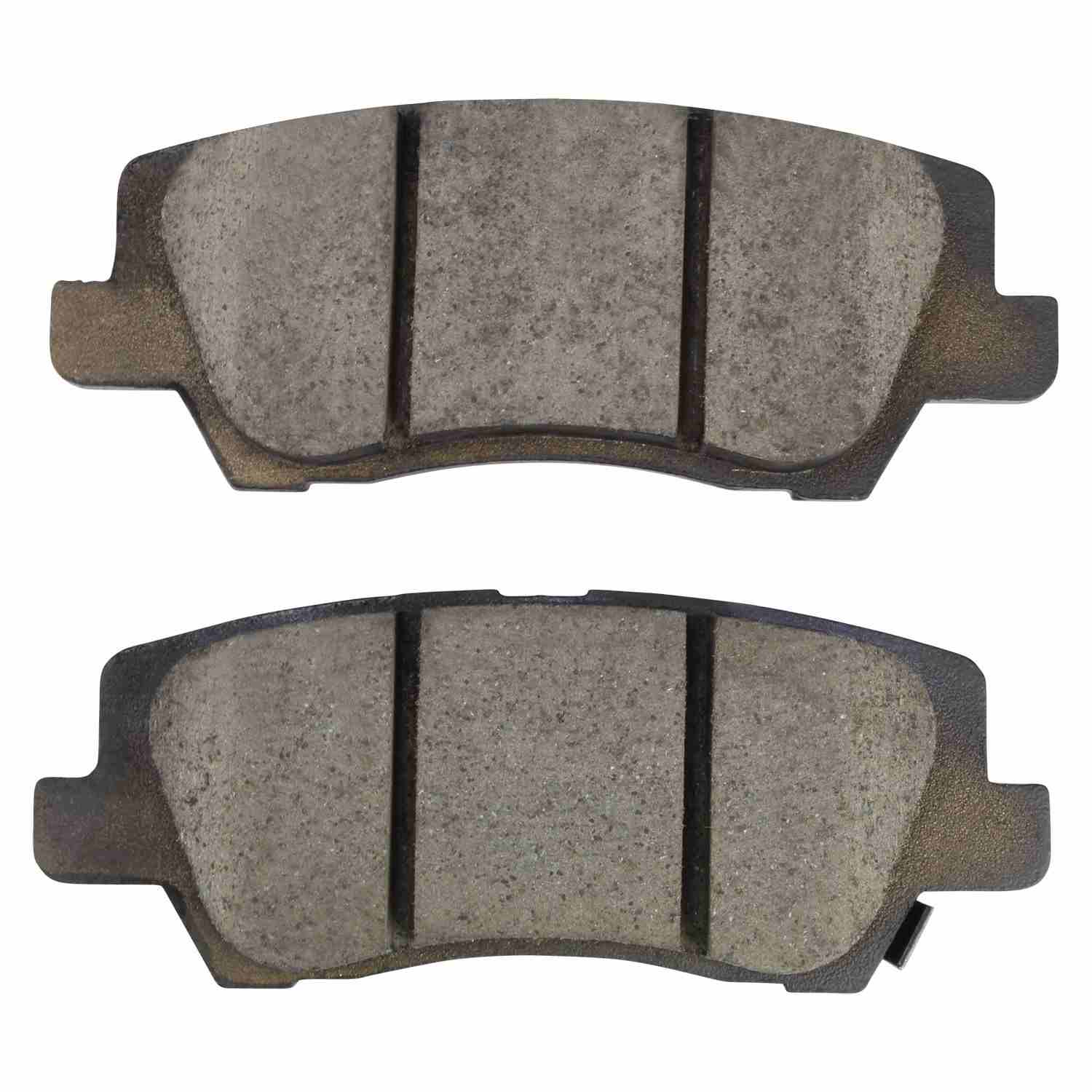 Front View of Rear Disc Brake Pad Set MPA 1001-1659C