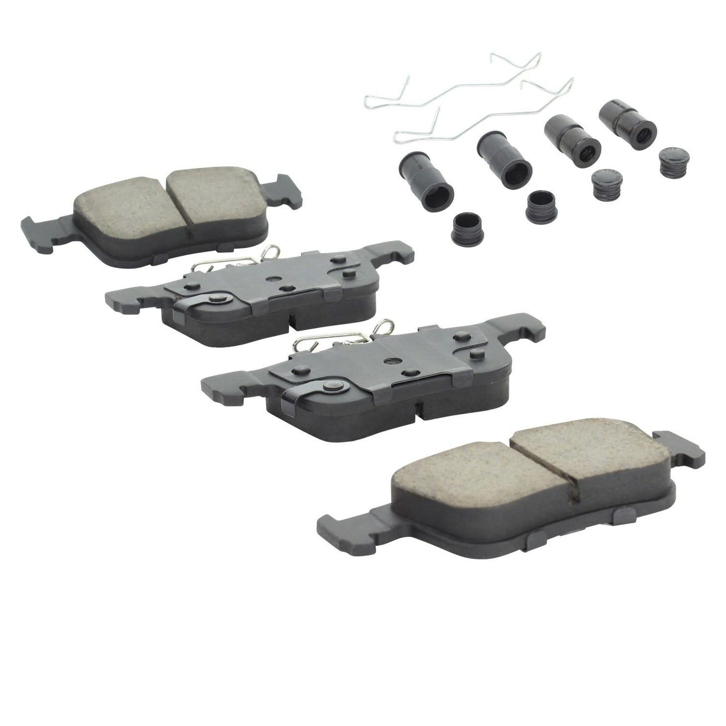 Angle View of Rear Disc Brake Pad Set MPA 1001-1665C