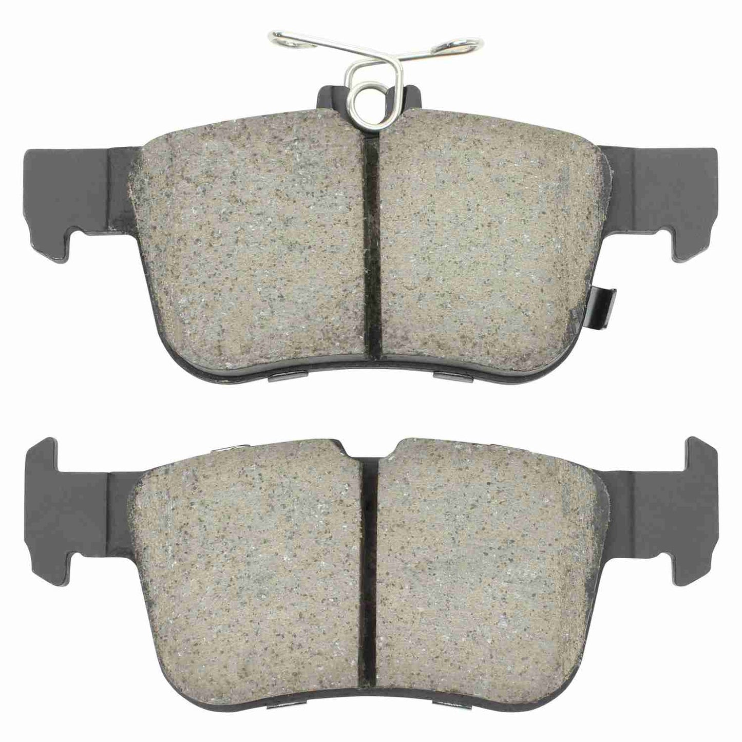 Front View of Rear Disc Brake Pad Set MPA 1001-1665C