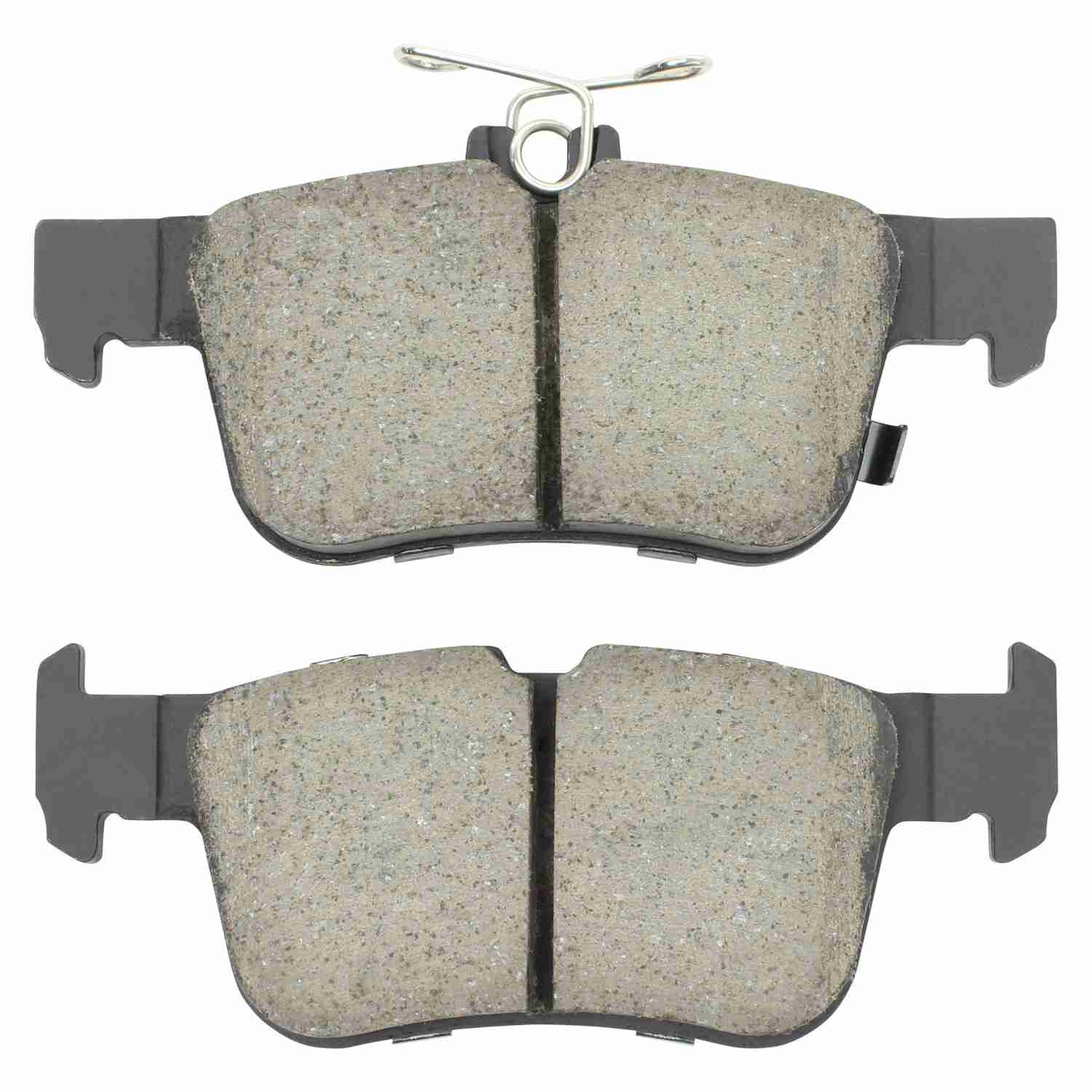 Front View of Rear Disc Brake Pad Set MPA 1001-1665C