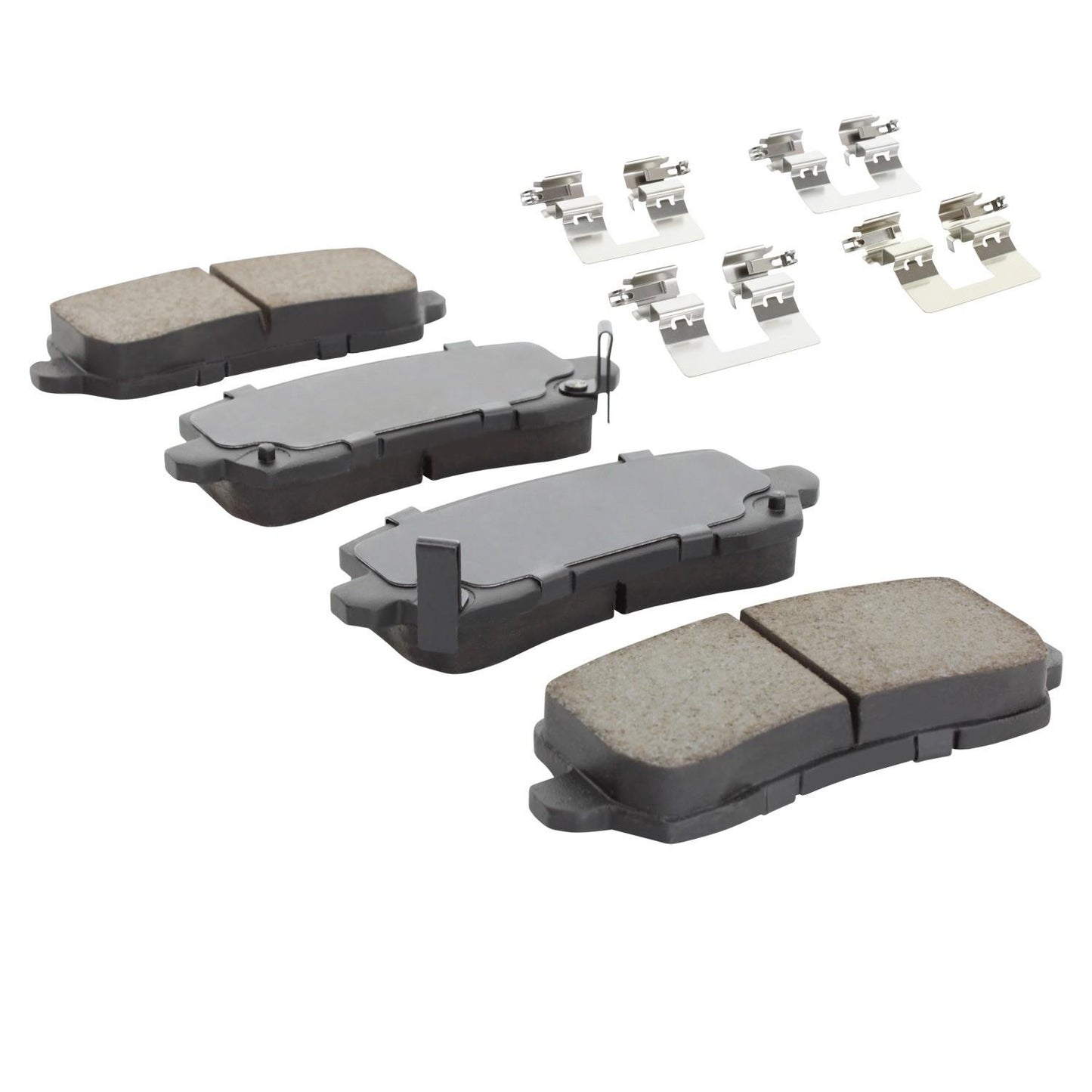 Angle View of Rear Disc Brake Pad Set MPA 1001-1698C