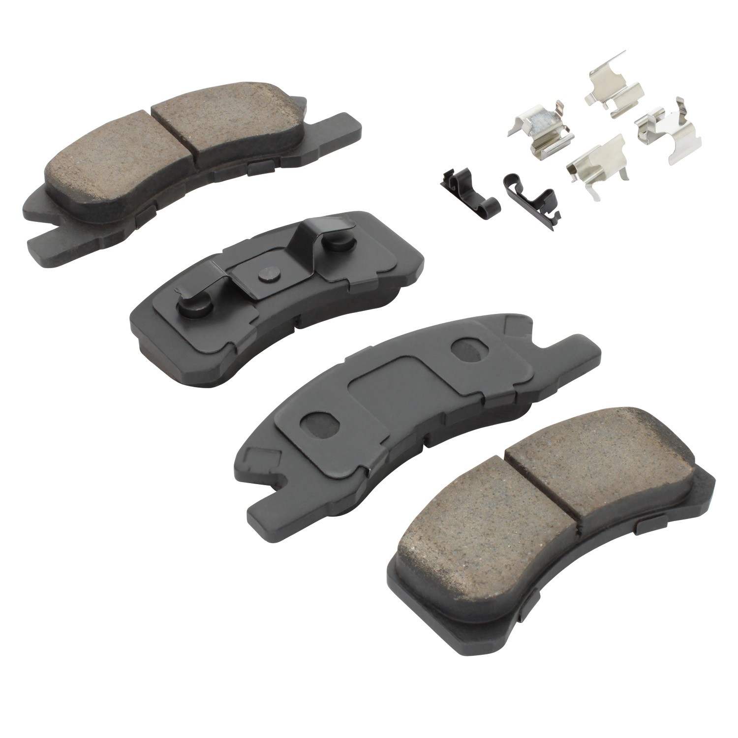 Angle View of Front Disc Brake Pad Set MPA 1001-1731C